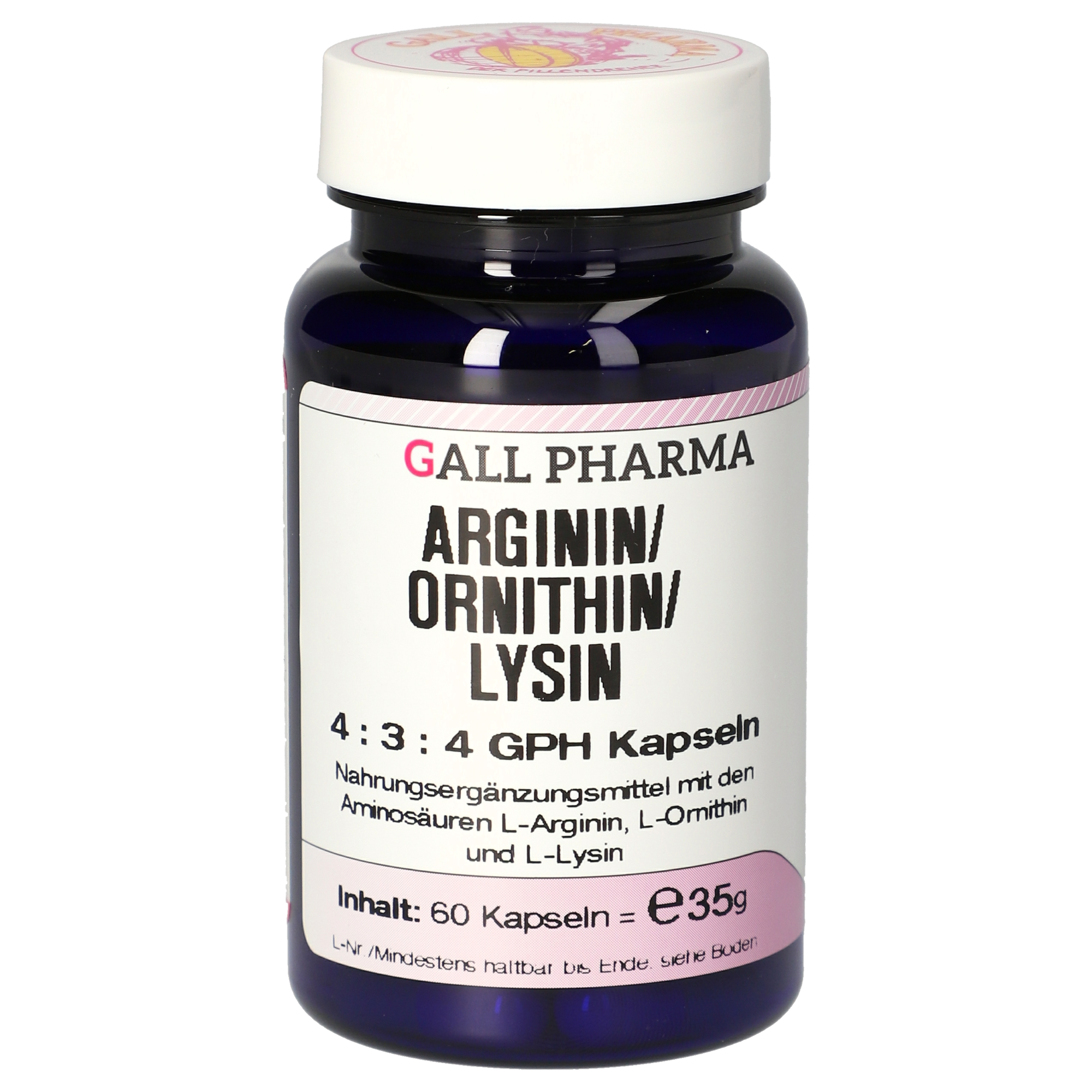 Arginin / Ornithin / Lysin 4:3:4 GPH Kapseln