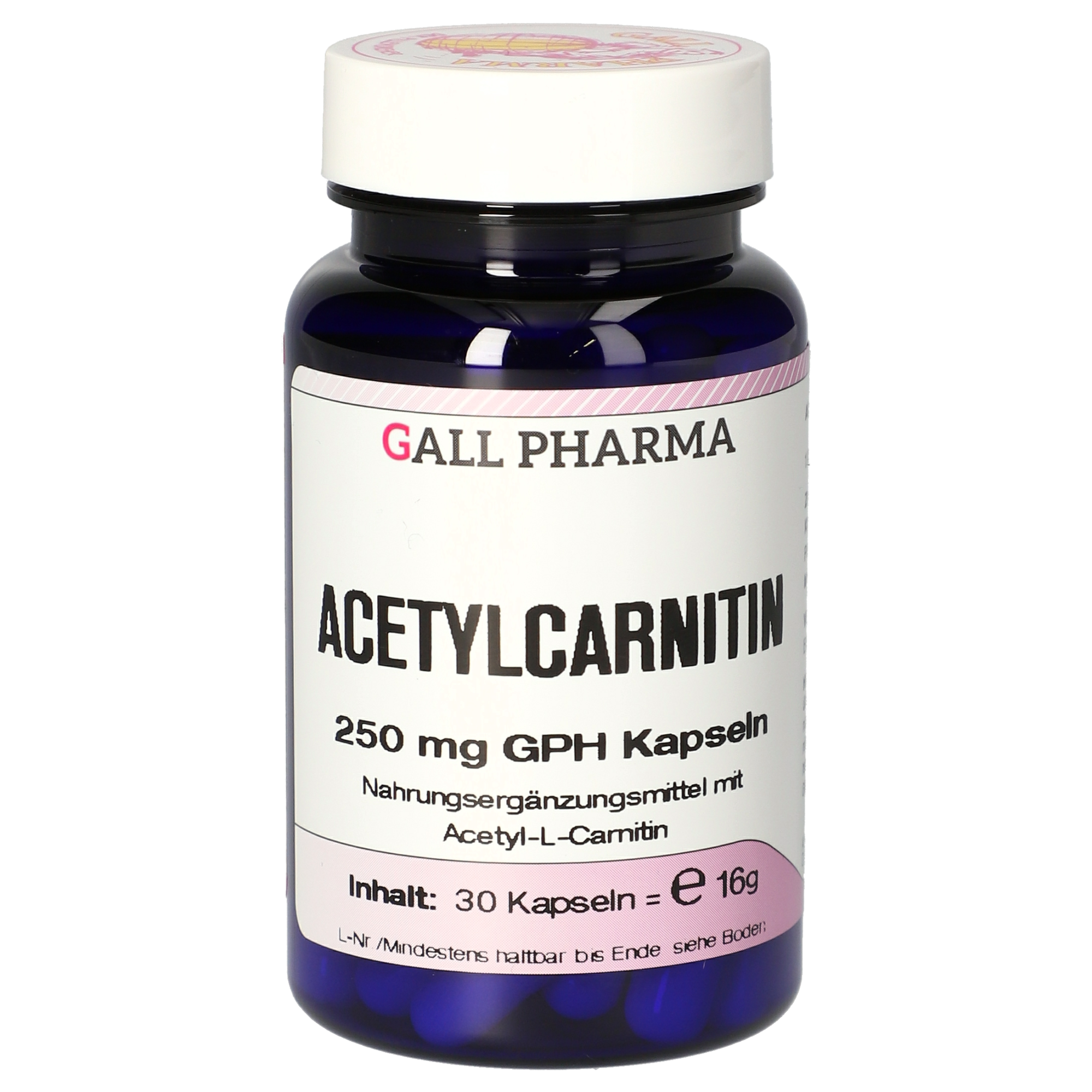 Acetylcarnitin 250 mg GPH Kapseln Acetylcarnitin 250 mg GPH Kapseln