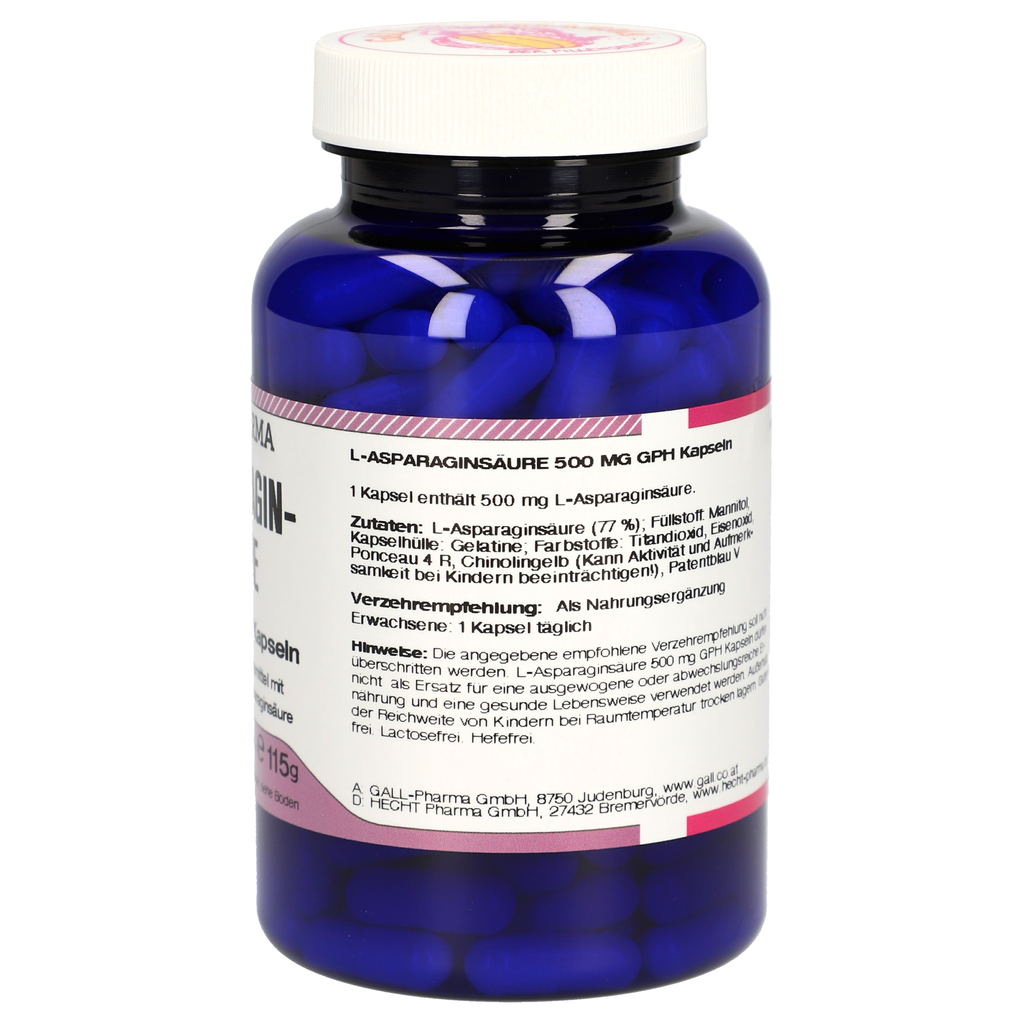 L-Asparaginsäure 500 mg GPH Kapseln