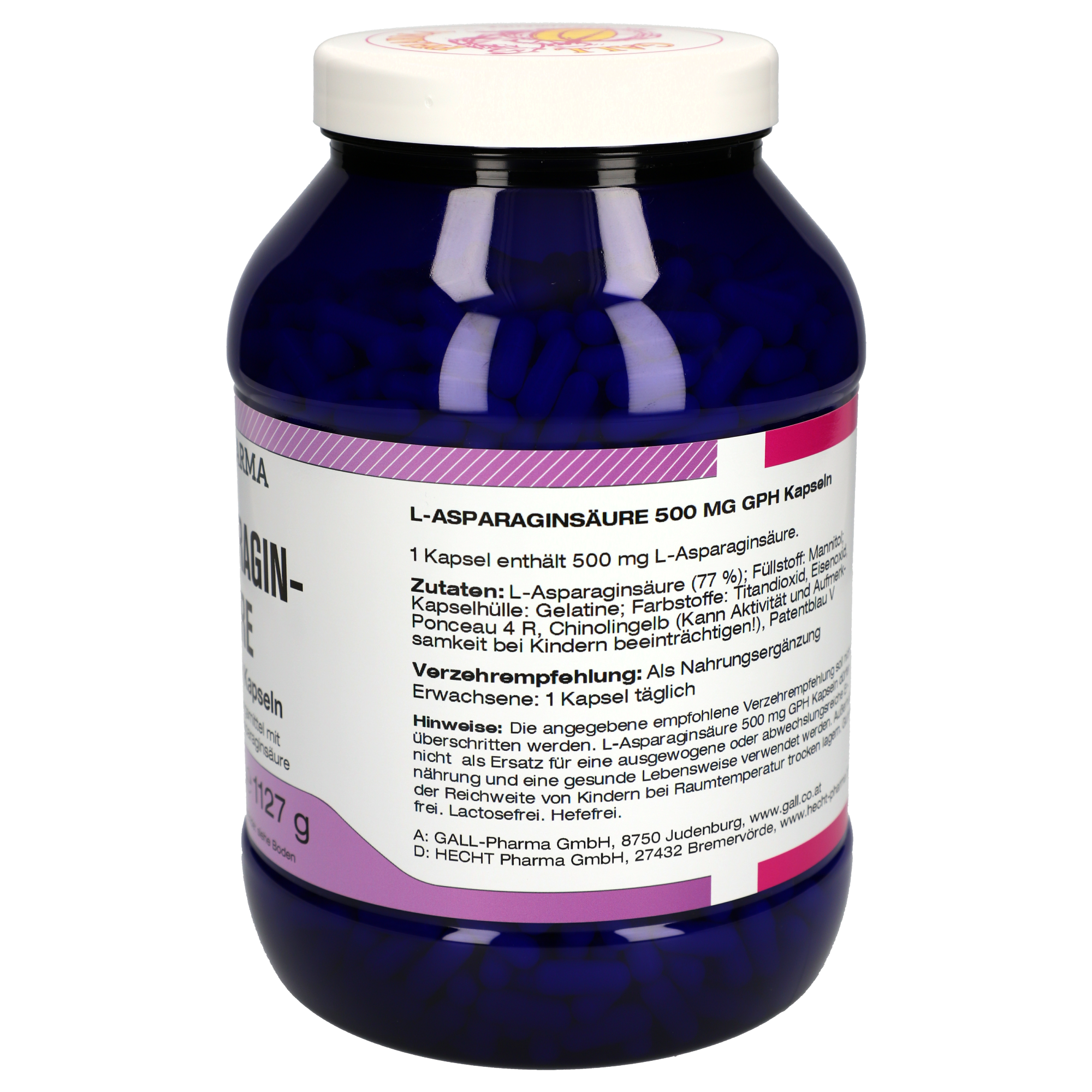 L-Asparaginsäure 500 mg GPH Kapseln