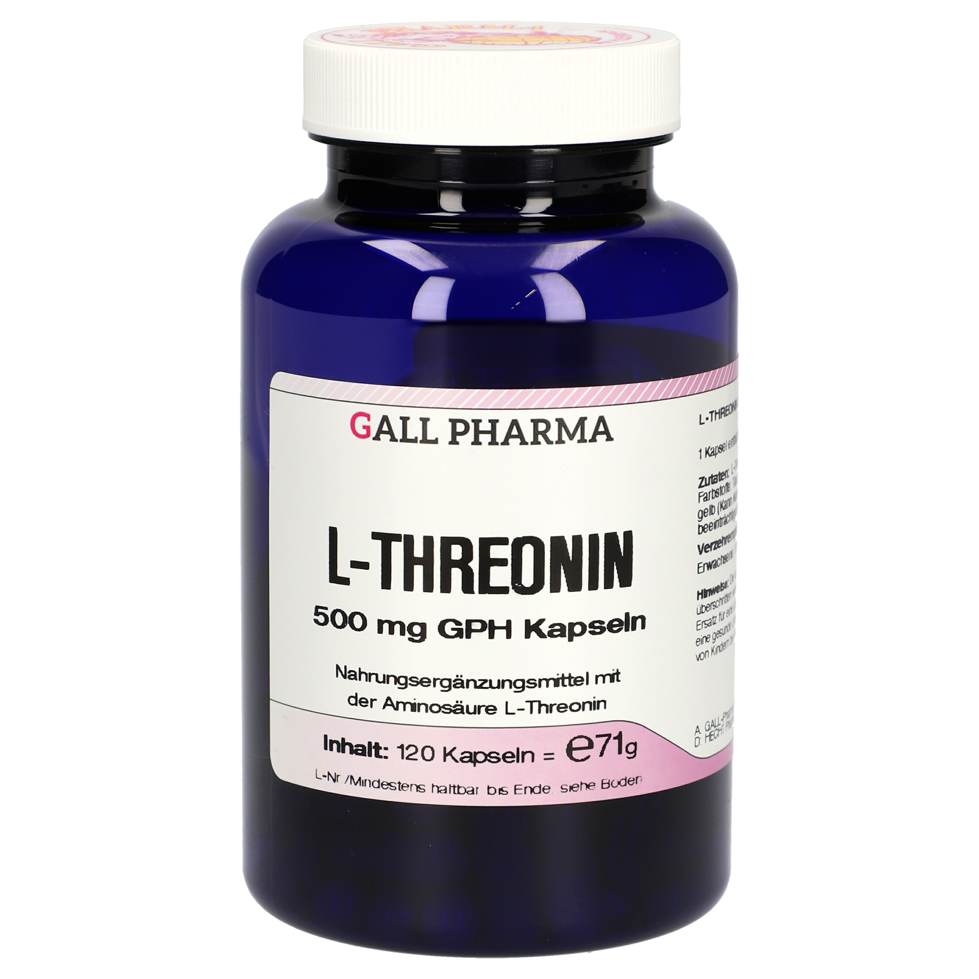 L-Threonin 500 mg GPH Kapseln
