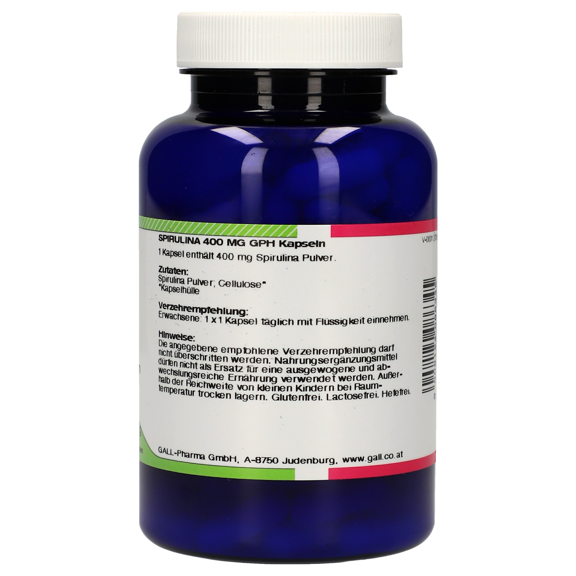 Spirulina 400 mg GPH Kapseln