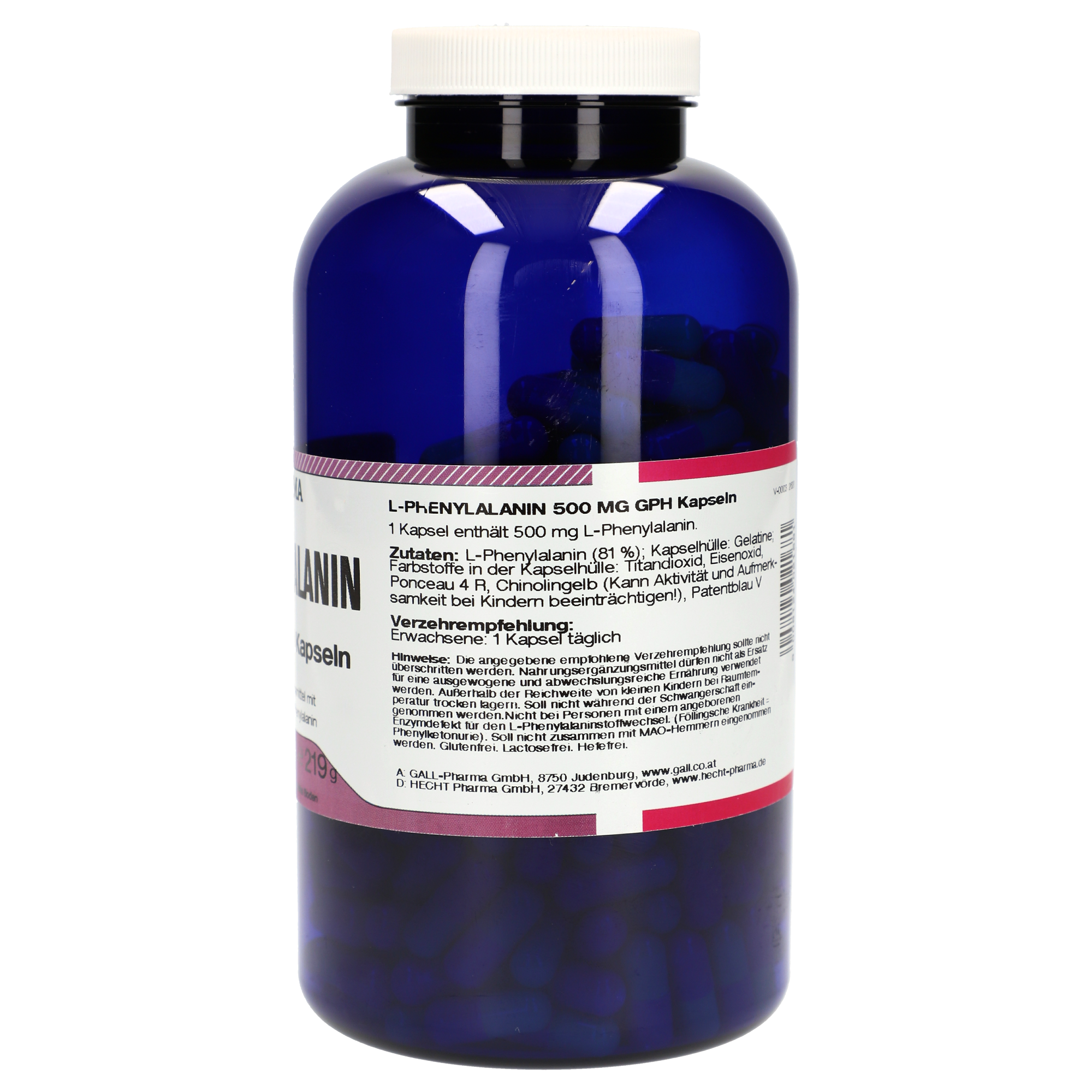 L-Phenylalanin 500 mg GPH Kapseln