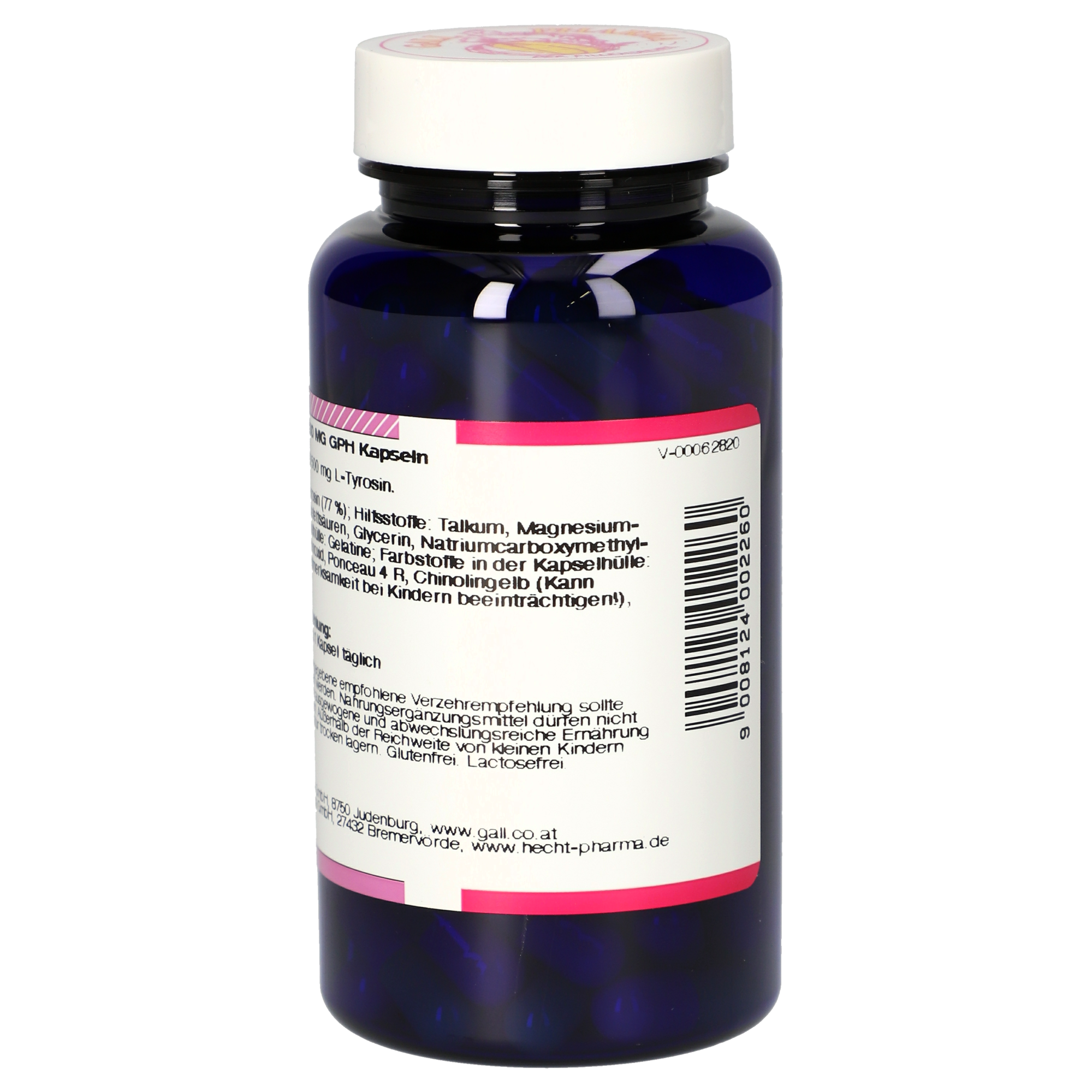 L-Tyrosine 500 mg GPH Capsules