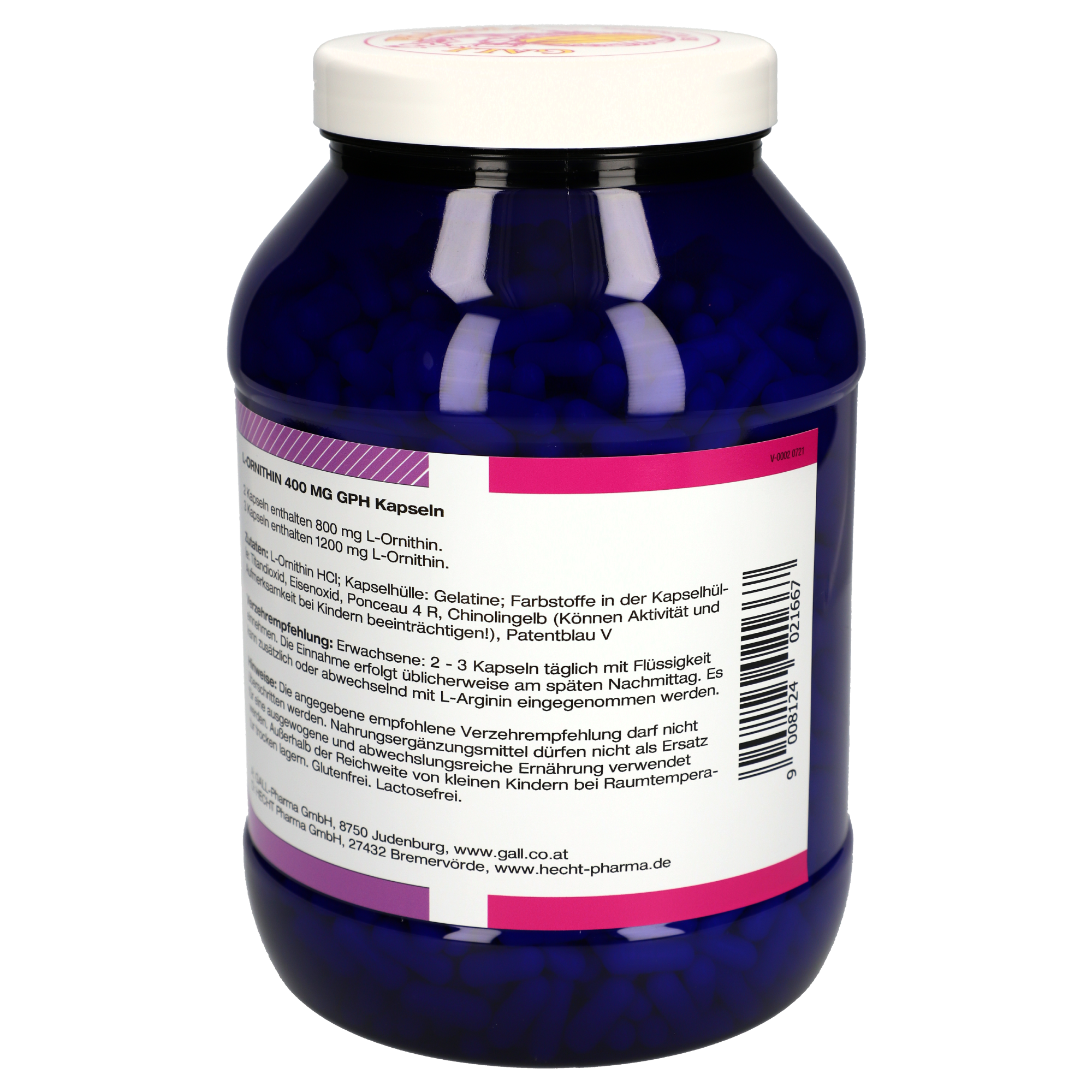 L-Ornithin 400 mg GPH Kapseln