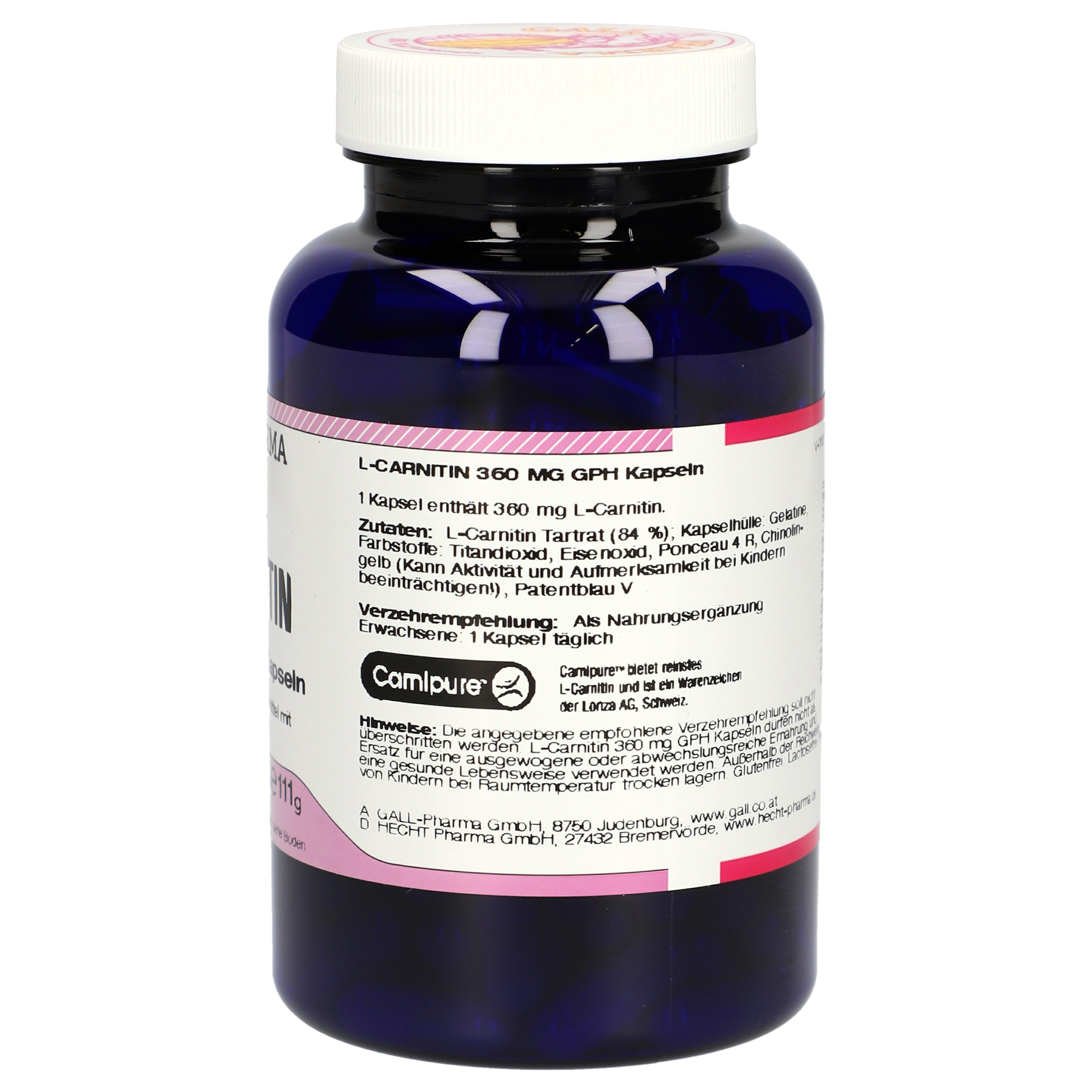 L-Carnitin 360 mg GPH Kapseln