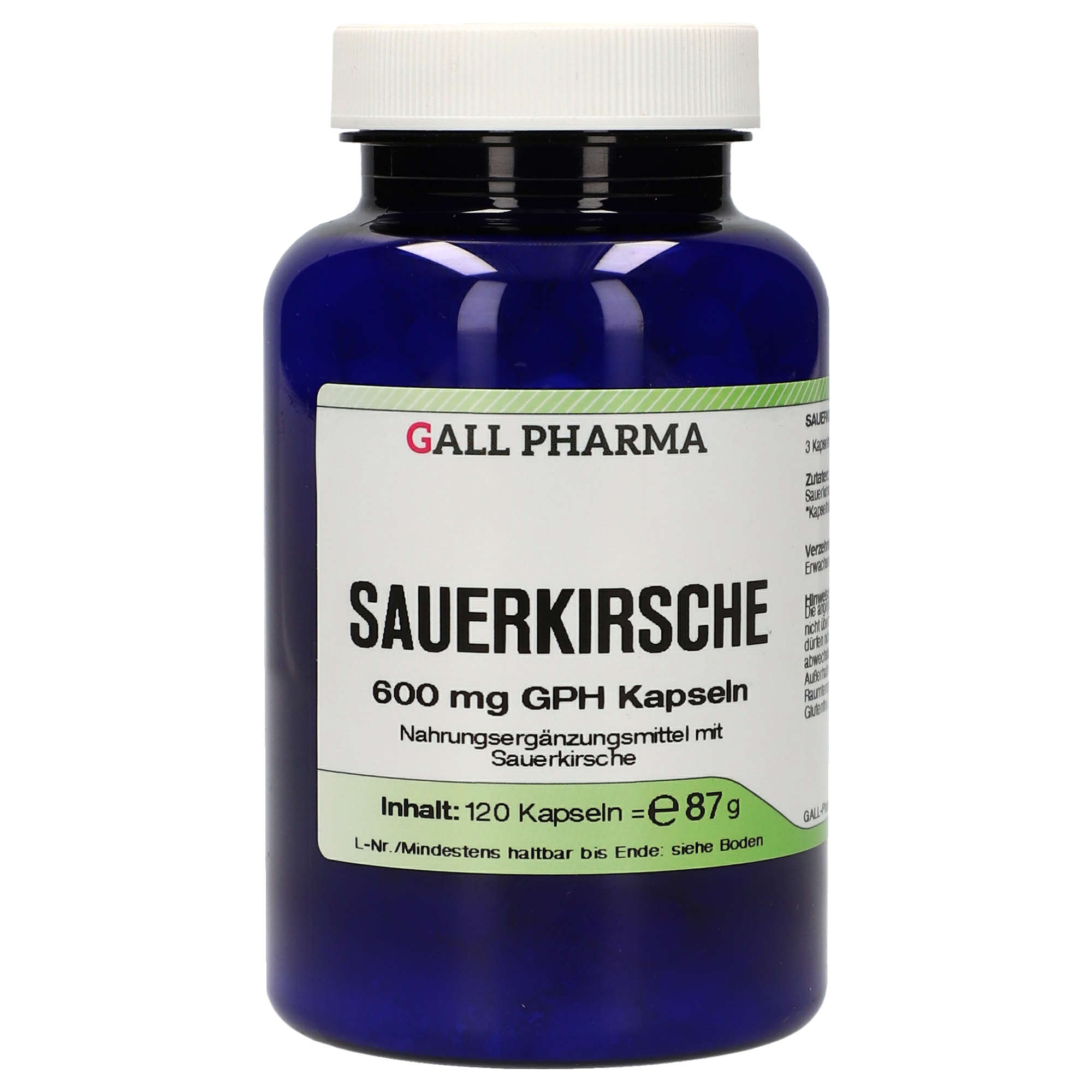 Sauerkirsche 600 mg GPH Kapseln