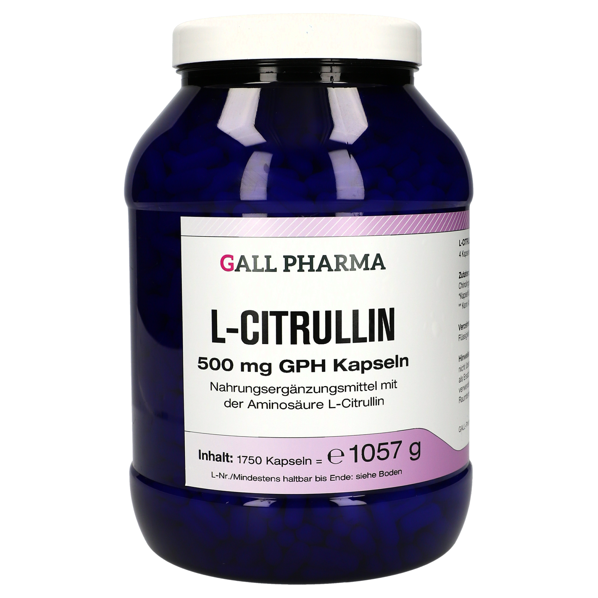 L-Citrullin 500 mg GPH Kapseln