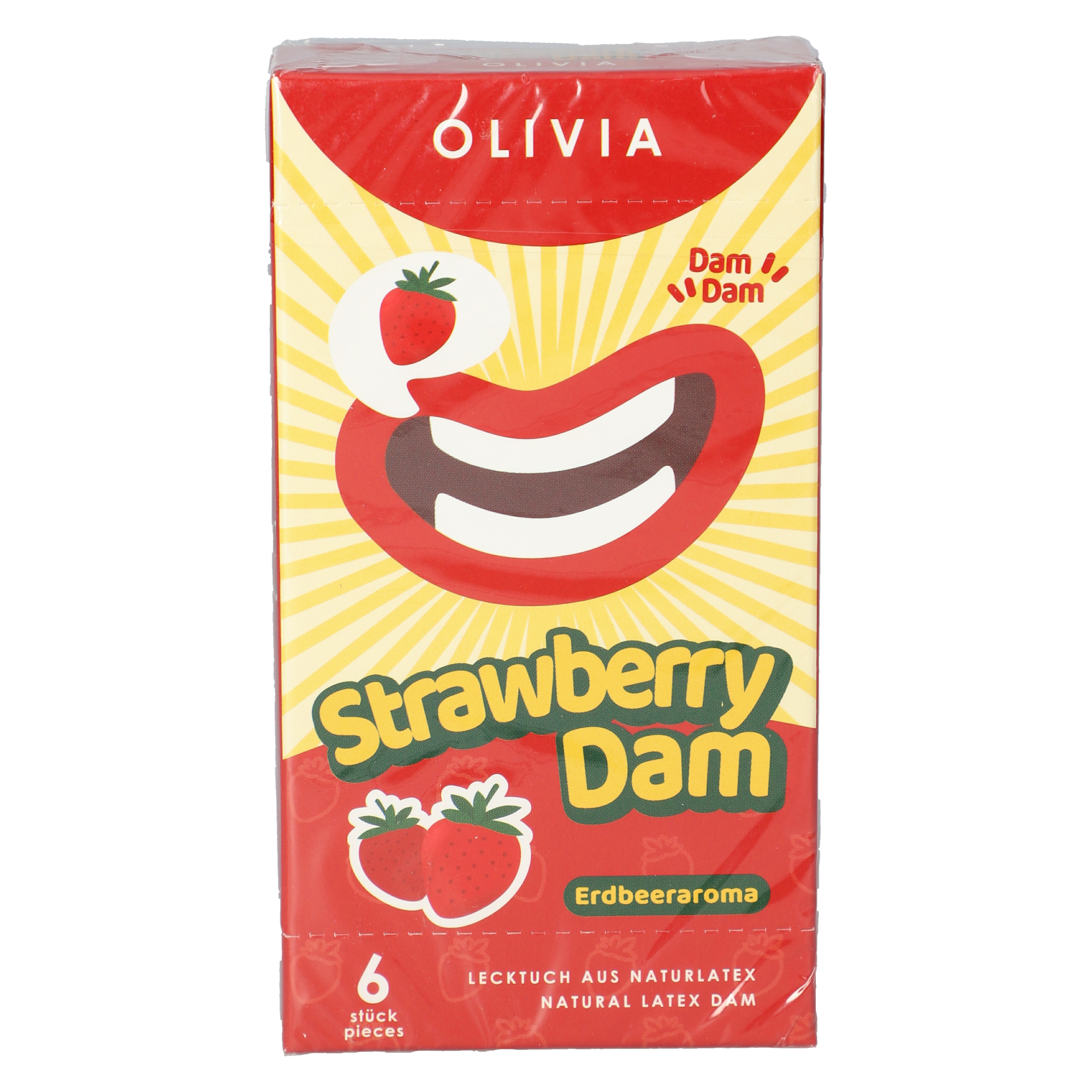 Olivia Dam Lecktücher Erdbeere Olivia Dam Lecktücher Erdbeere