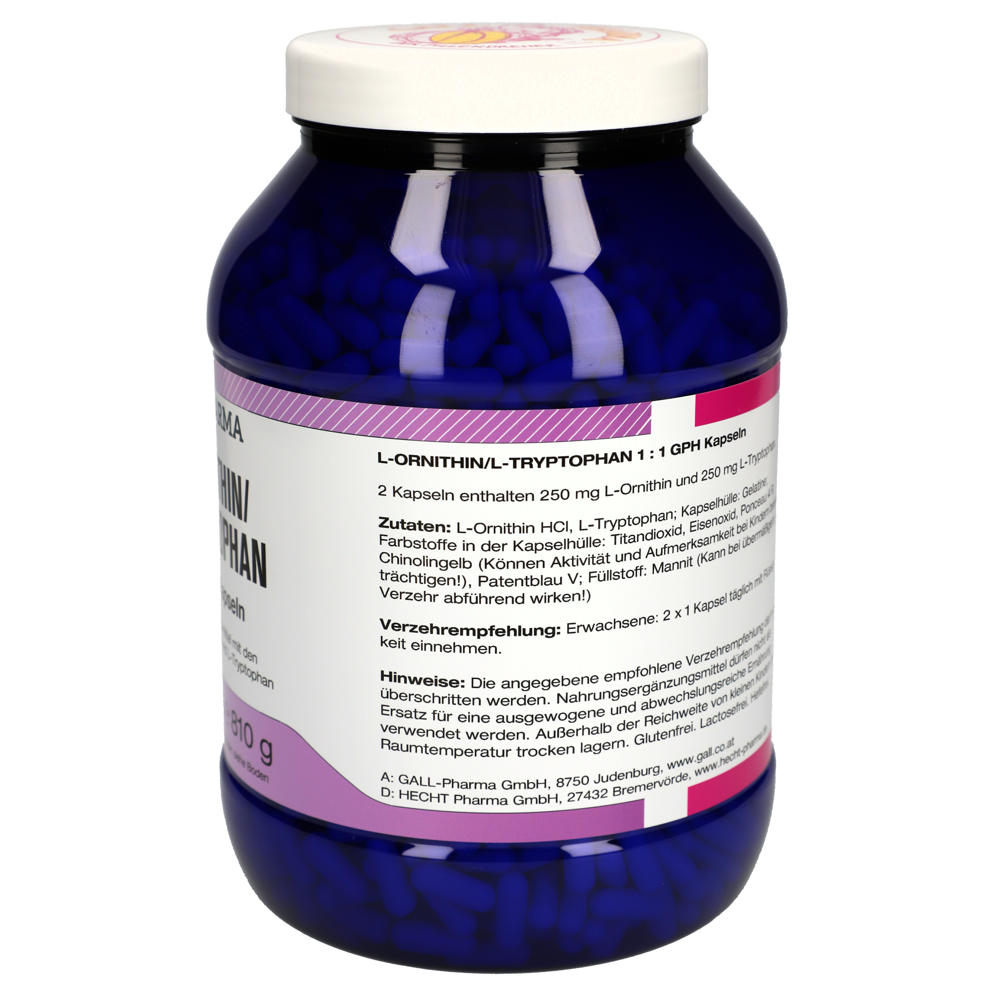 L-Ornithin / L-Tryptophan 1:1 GPH Kapseln