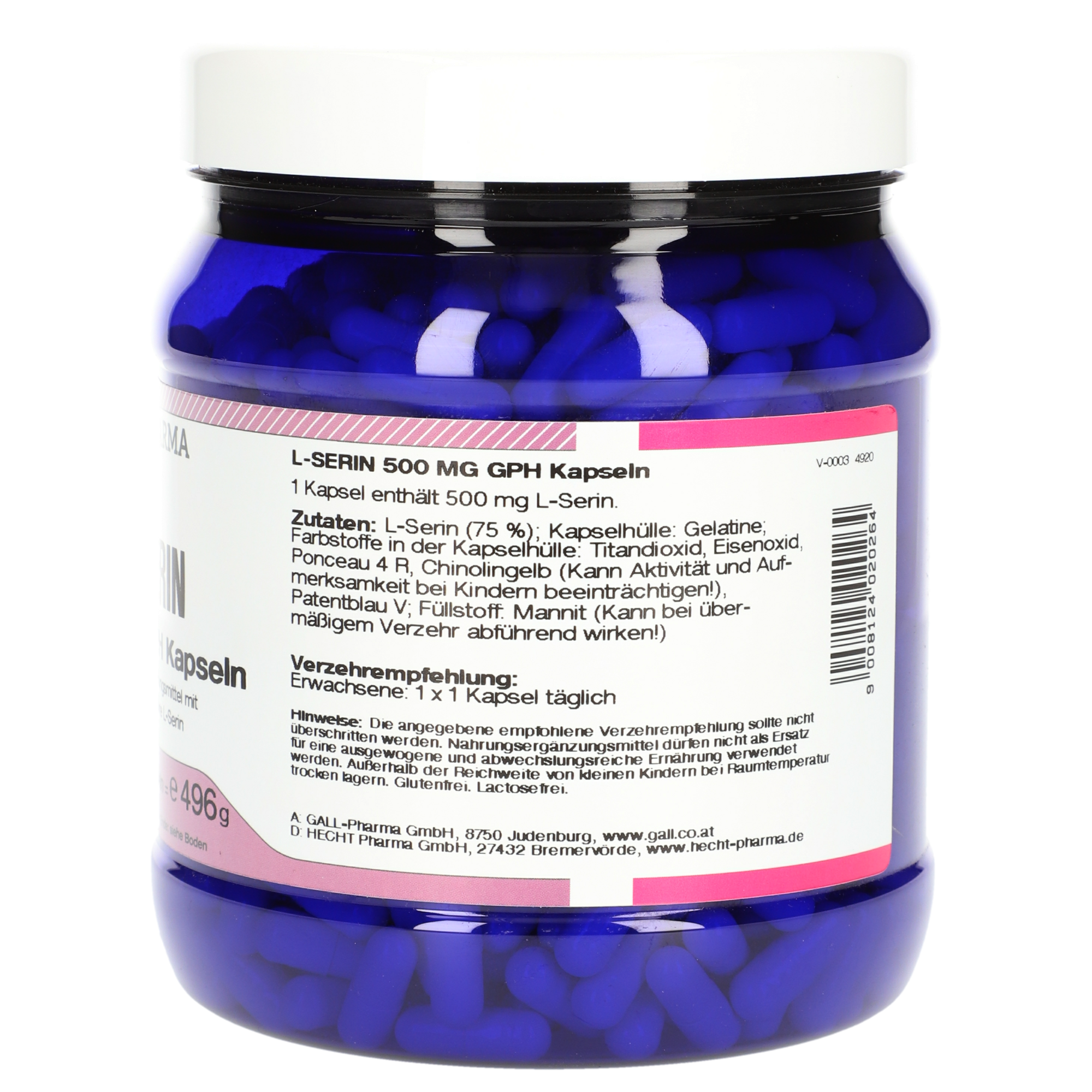L-Serin 500 mg GPH Kapseln