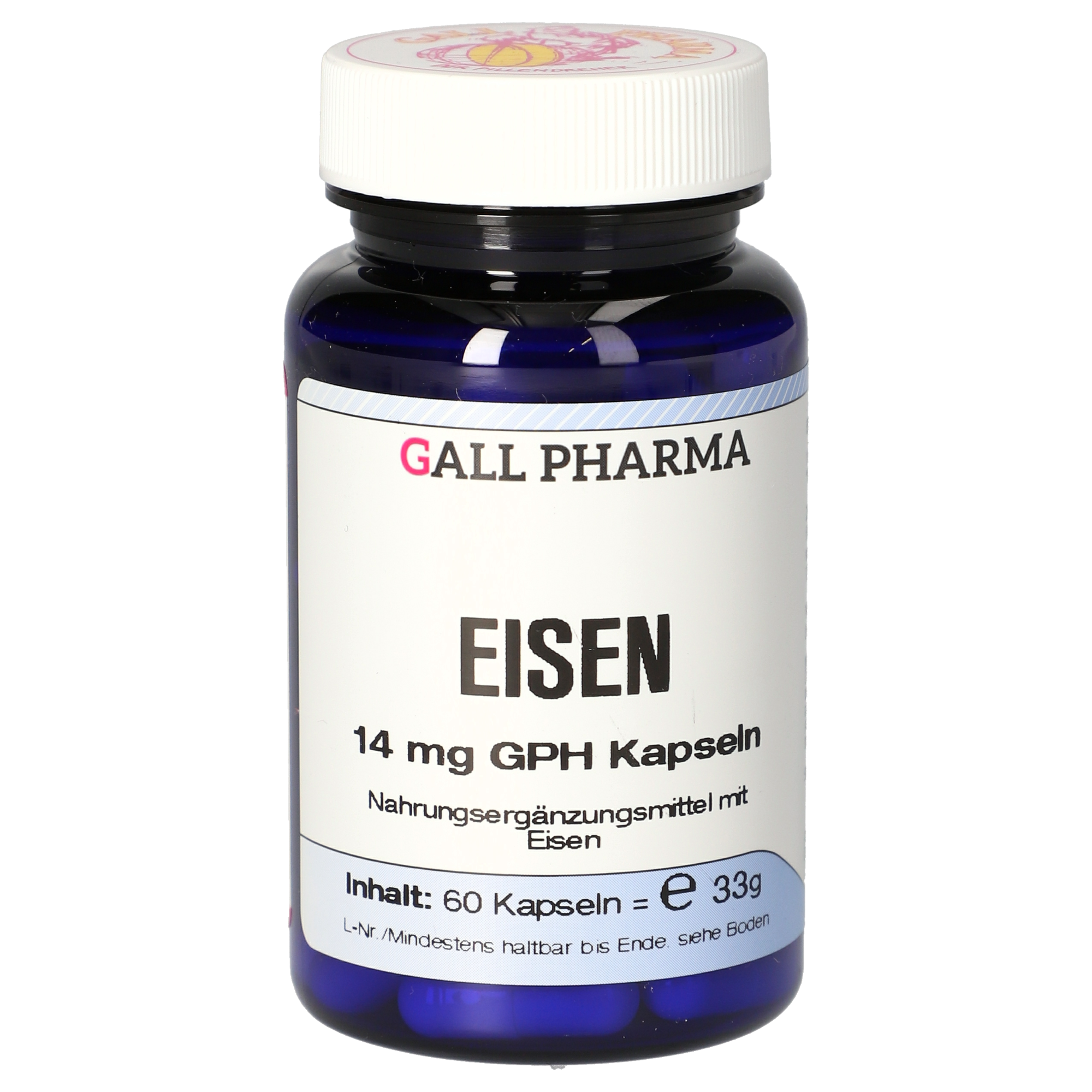 Eisen 14 mg GPH Kapseln