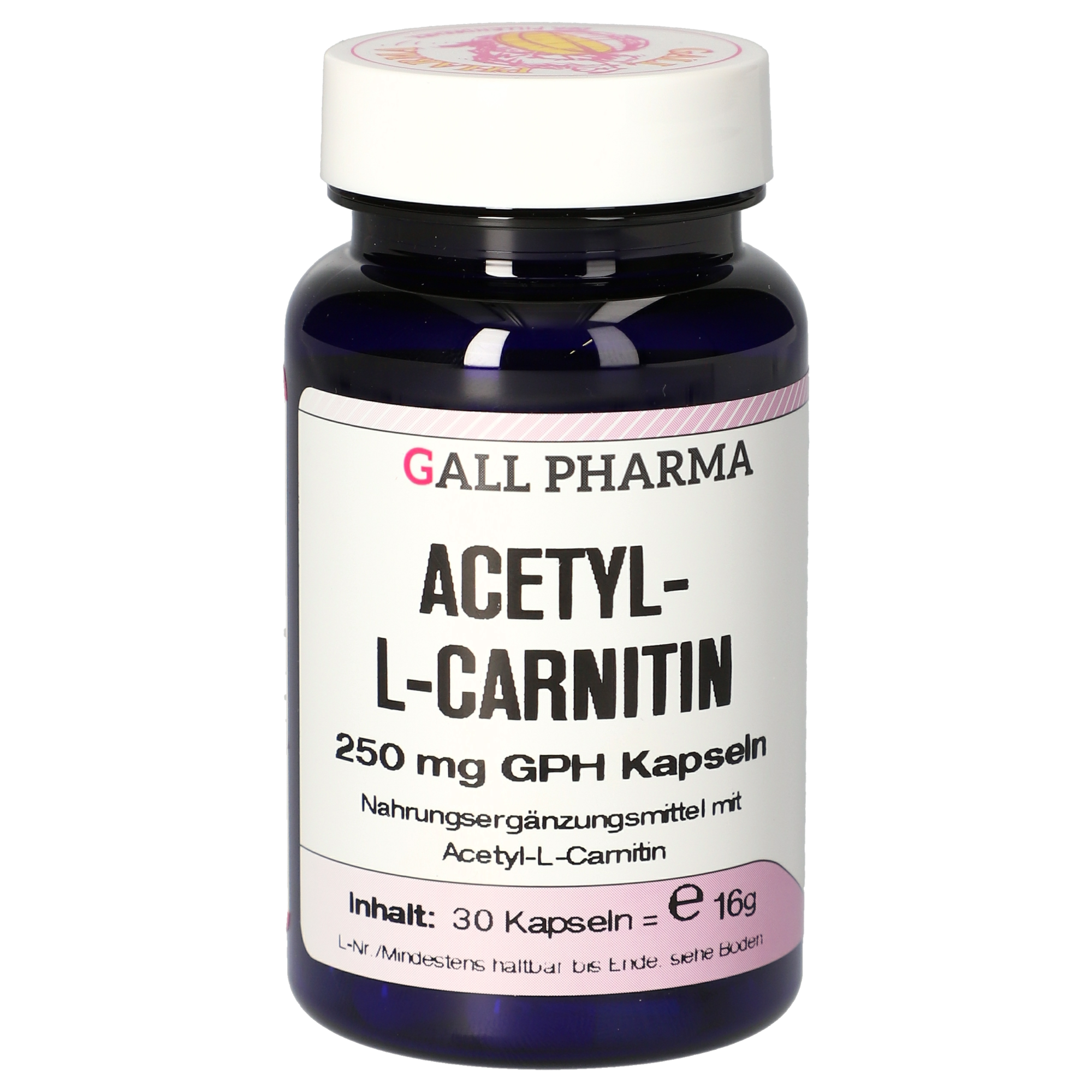 Acetyl-L-Carnitin 250 mg GPH Kapseln Acetyl-L-Carnitin 250 mg GPH Kapseln