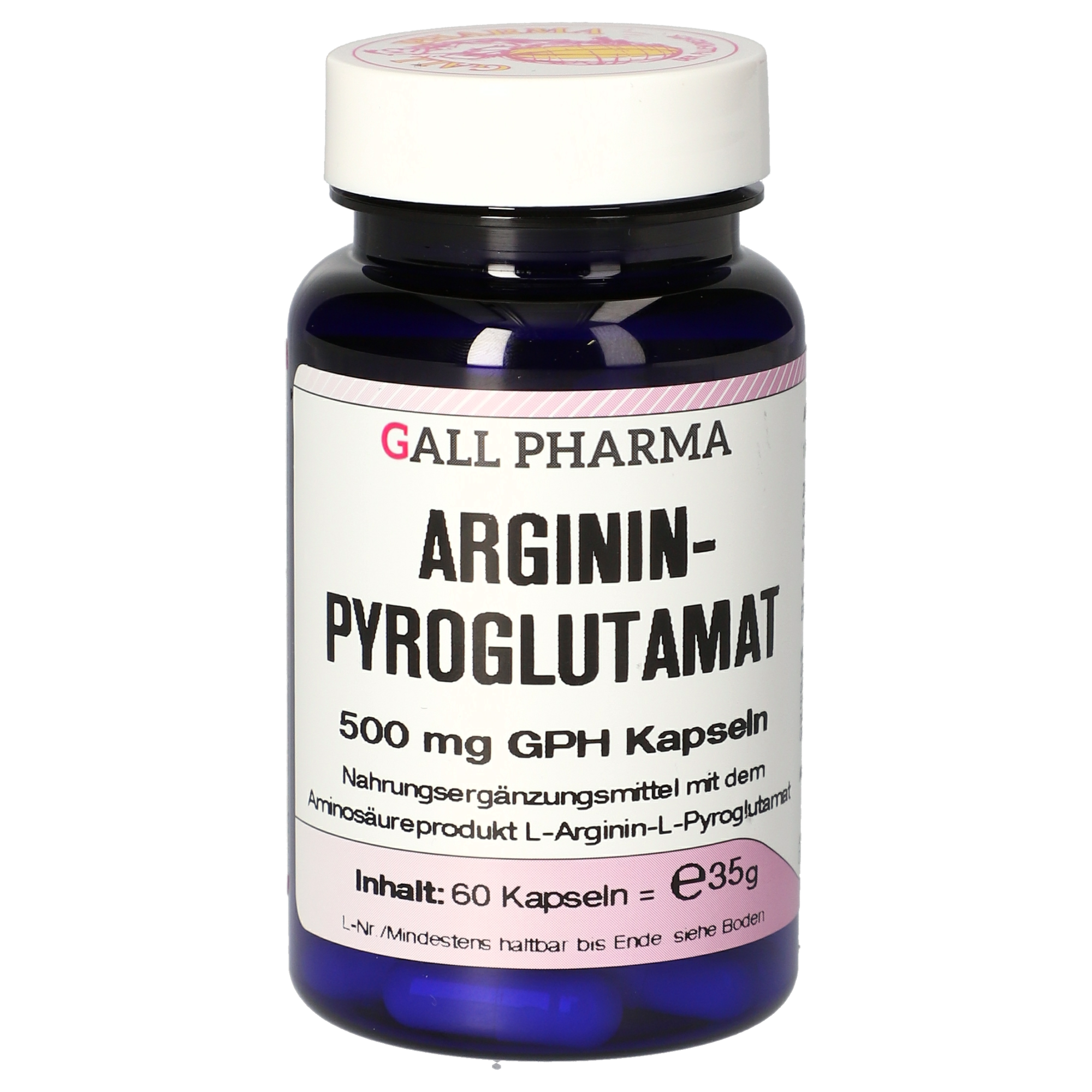 Argininpyroglutamat 500 mg GPH Kapseln