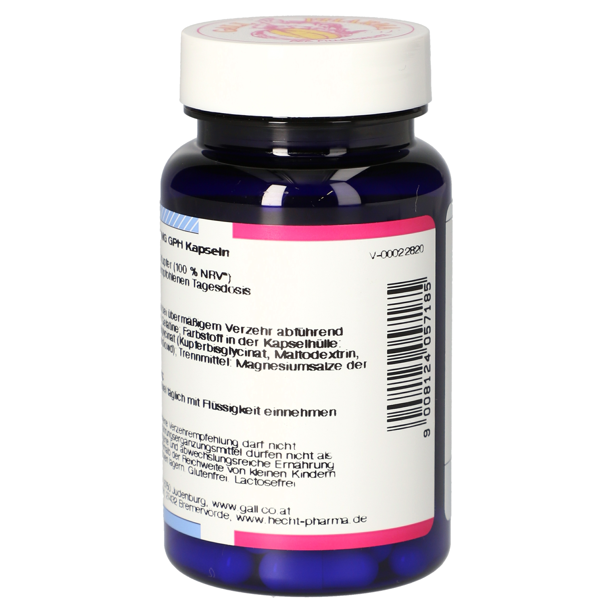 Kupfer Chelat 1 mg GPH Kapseln