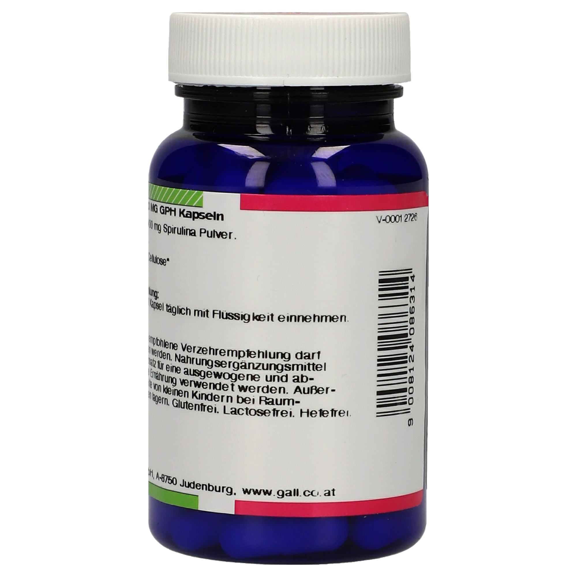 Spirulina 400 mg GPH Kapseln