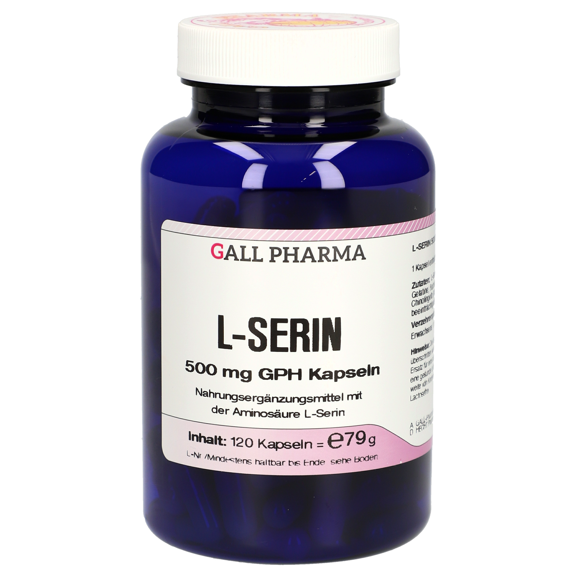 L-Serine 500 mg GPH Capsules