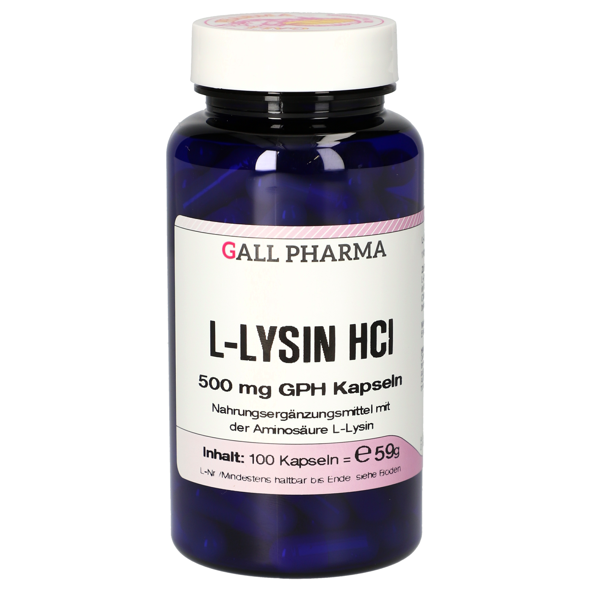 L-Lysin HCl 500 mg GPH Kapseln