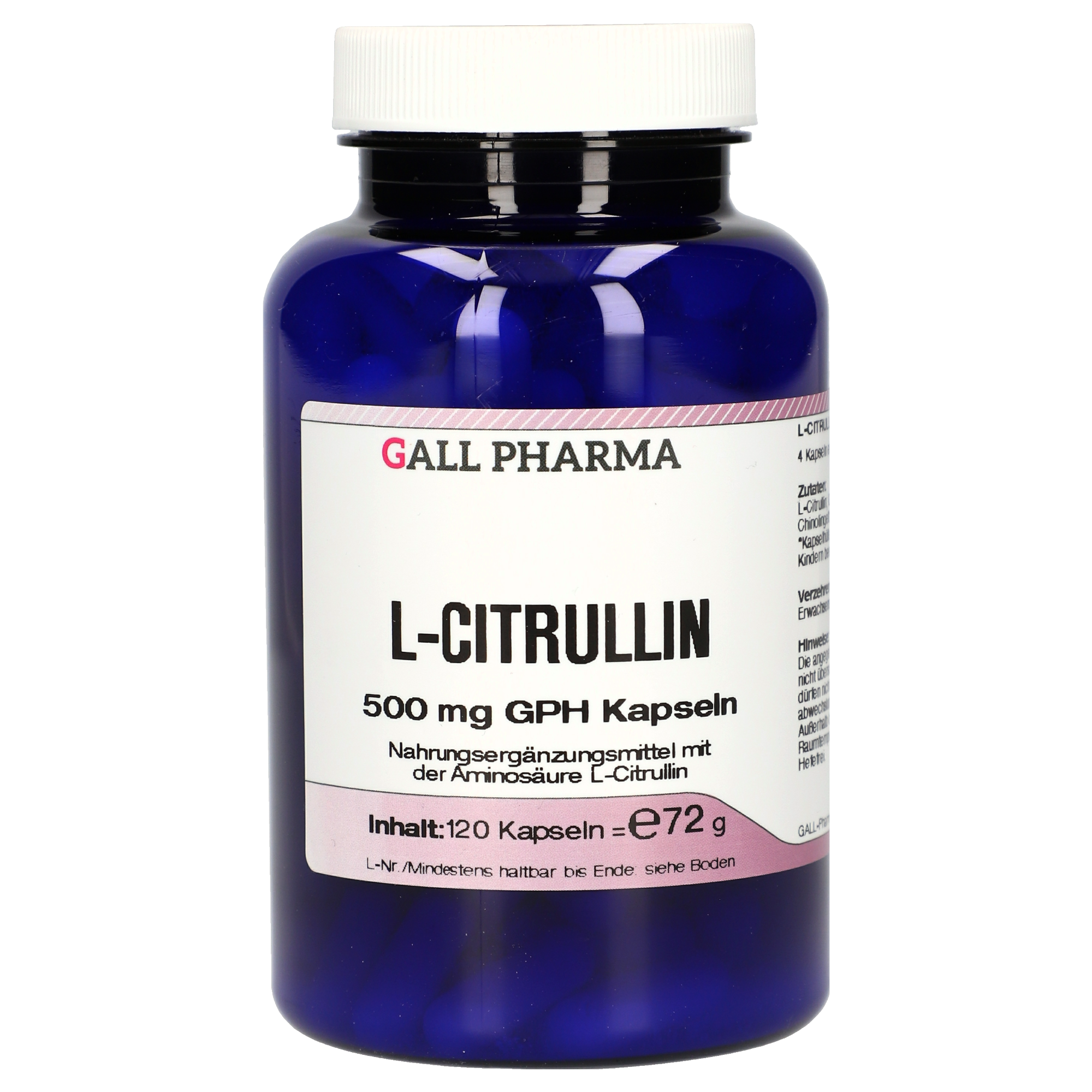 L-Citrullin 500 mg GPH Kapseln
