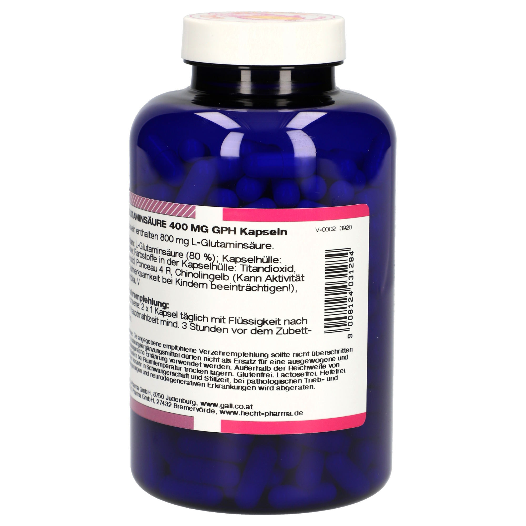 L-Glutaminsäure 400 mg GPH Kapseln