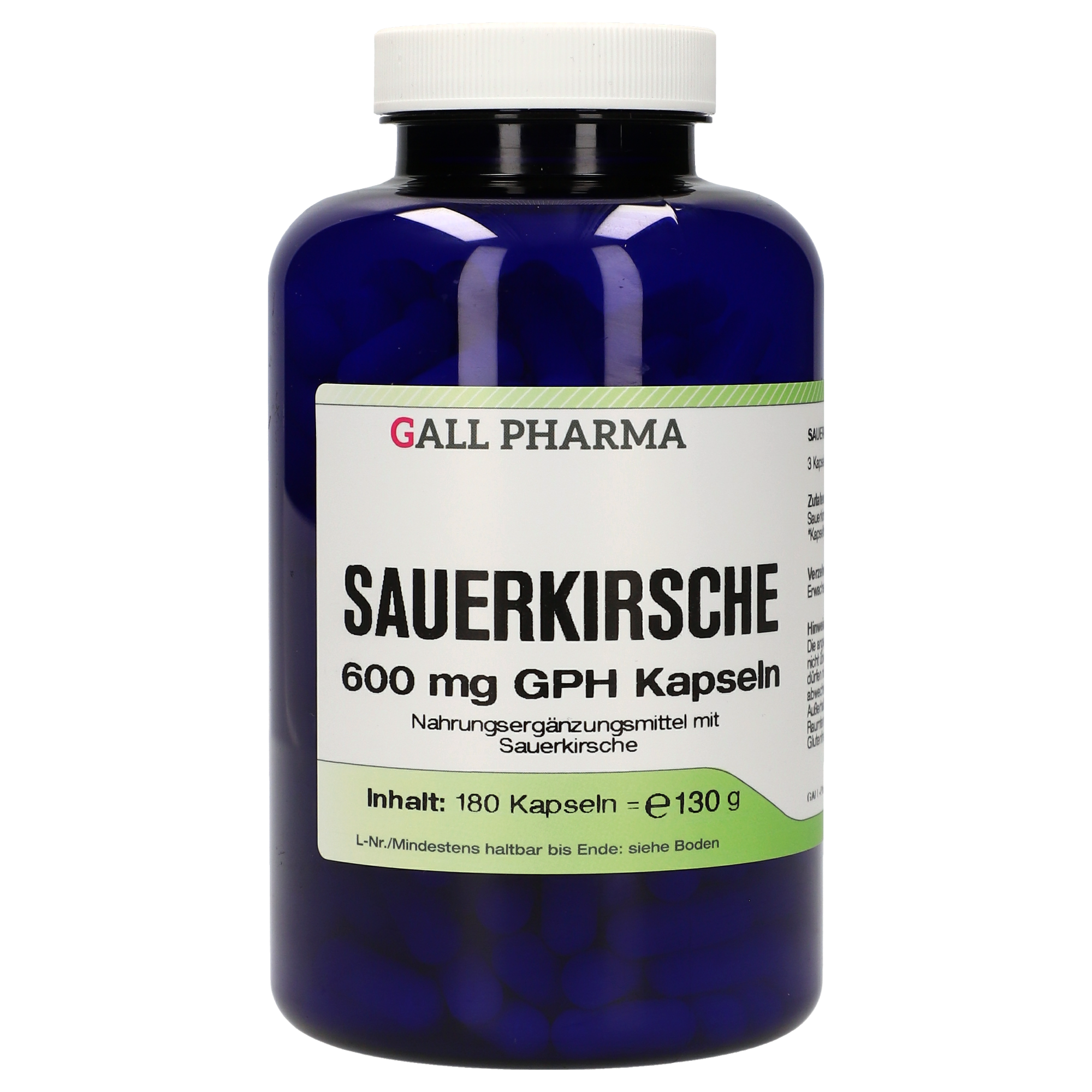 Sauerkirsche 600 mg GPH Kapseln