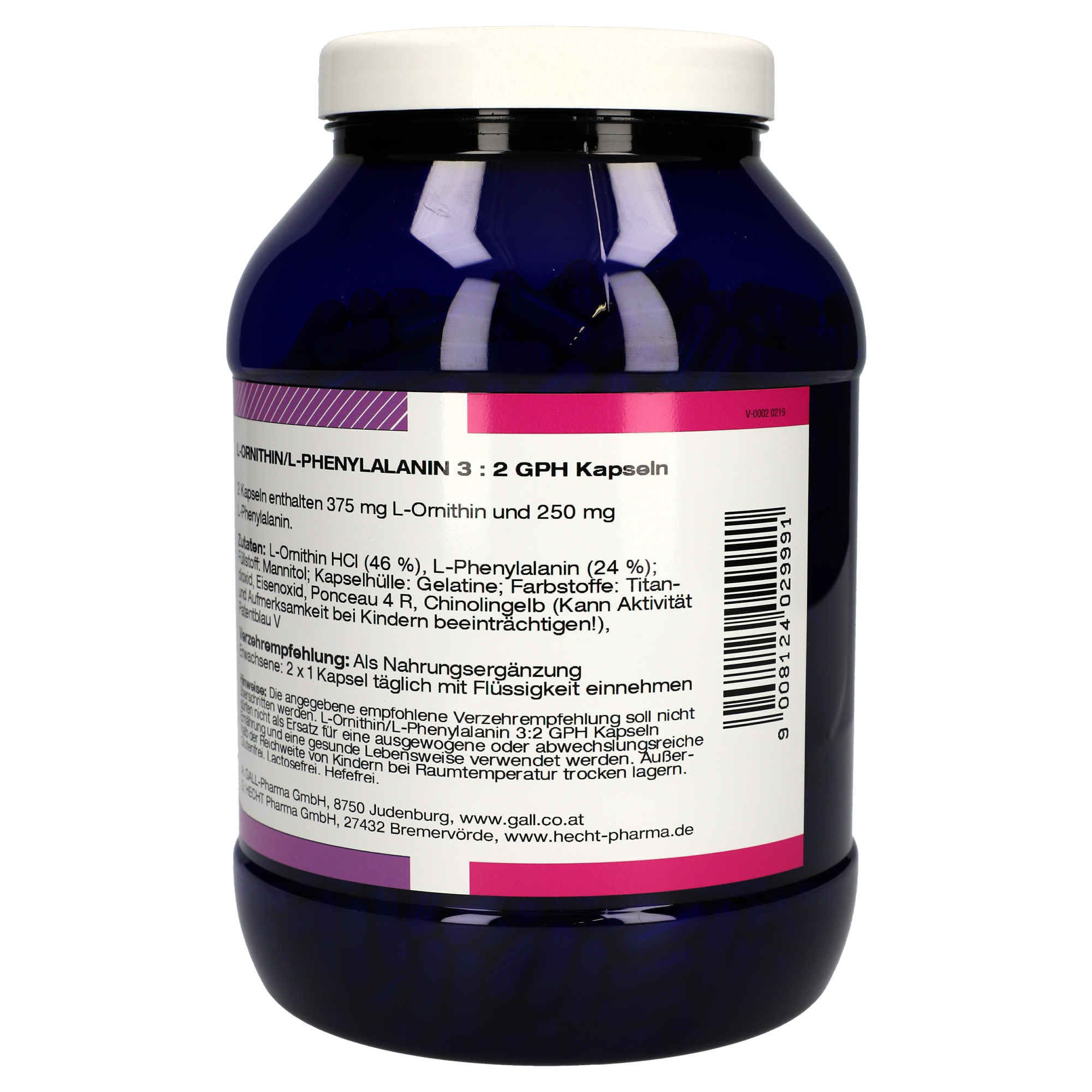 L-Ornithin / L-Phenylalanin 3:2 GPH Kapseln