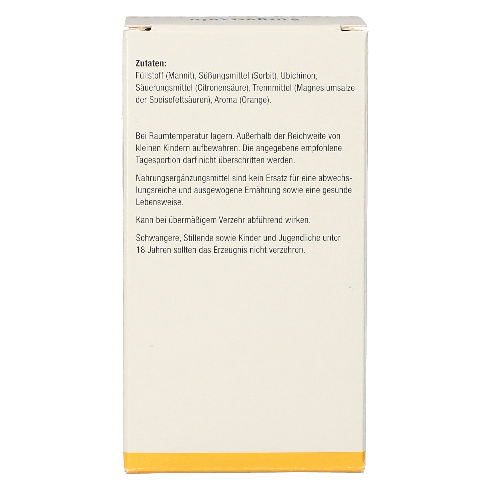 Burgerstein Coenzym Q-10 50 mg Lutschtabletten