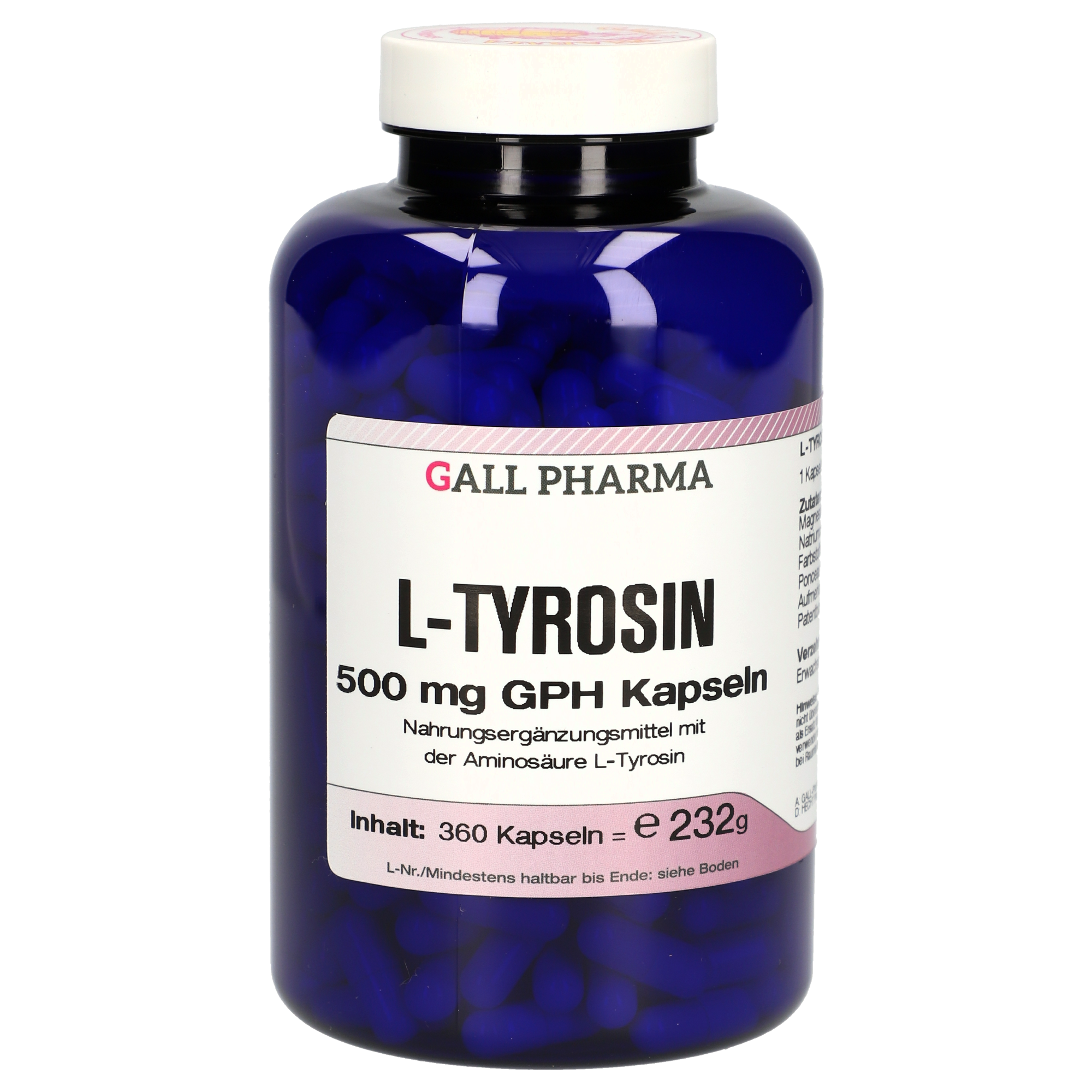 L-Tyrosin 500 mg GPH Kapseln