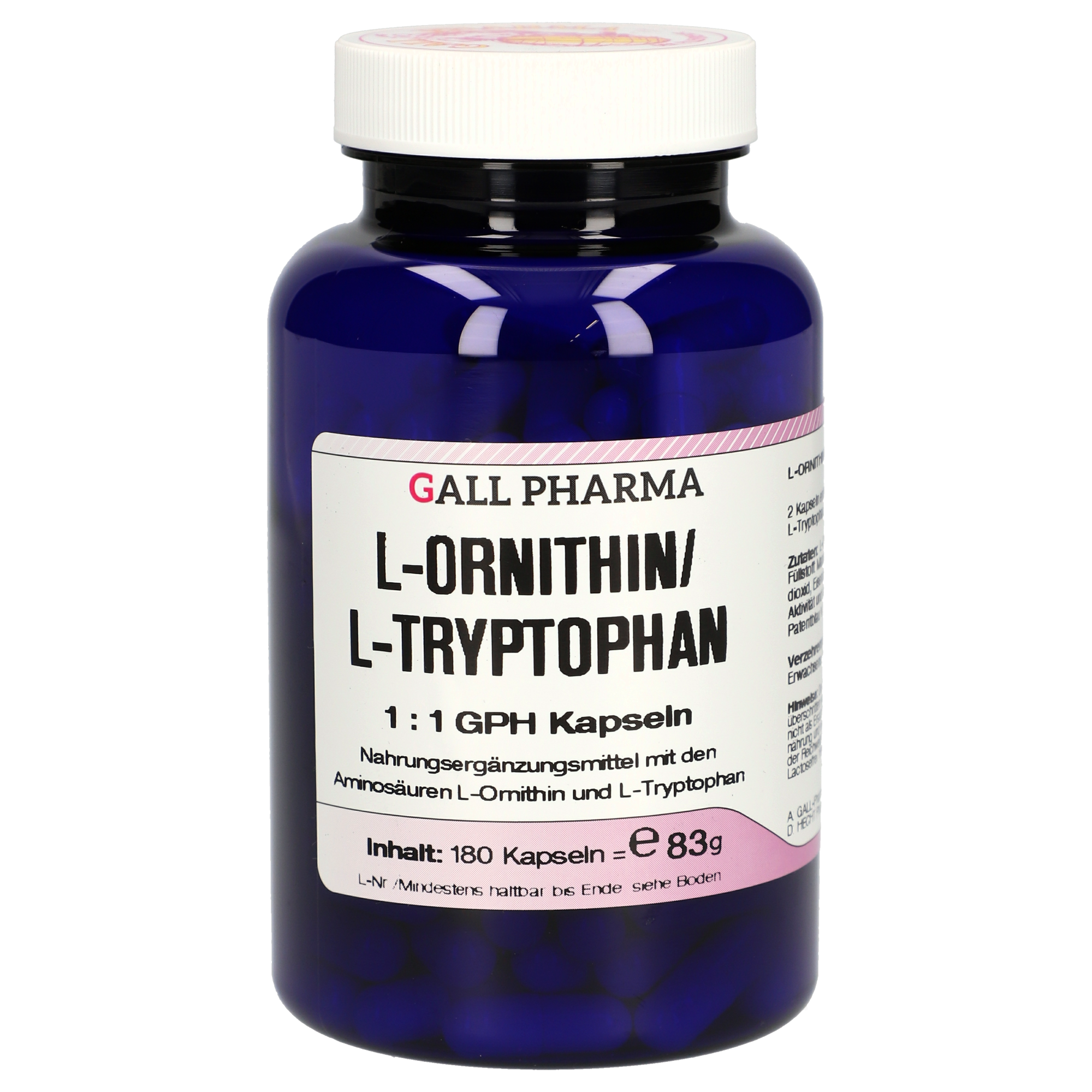 L-Ornithin / L-Tryptophan 1:1 GPH Kapseln