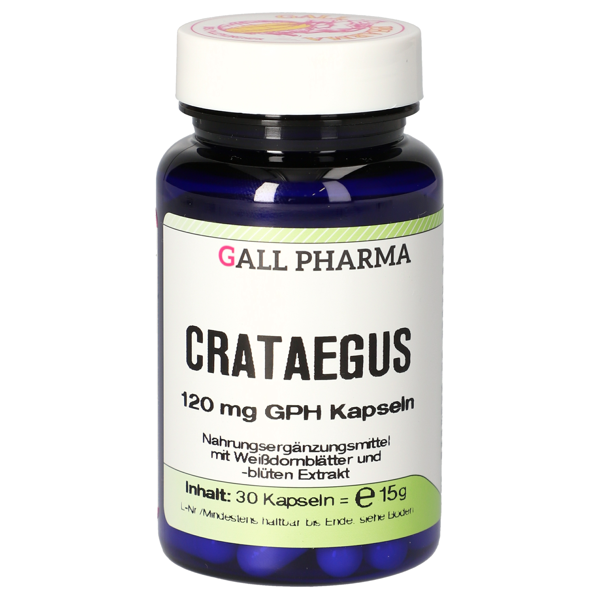 Crataegus 120 mg GPH Kapseln