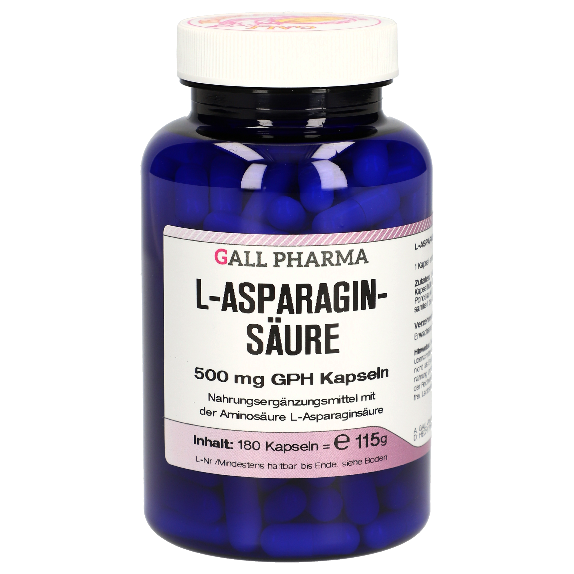 L-Asparaginsäure 500 mg GPH Kapseln