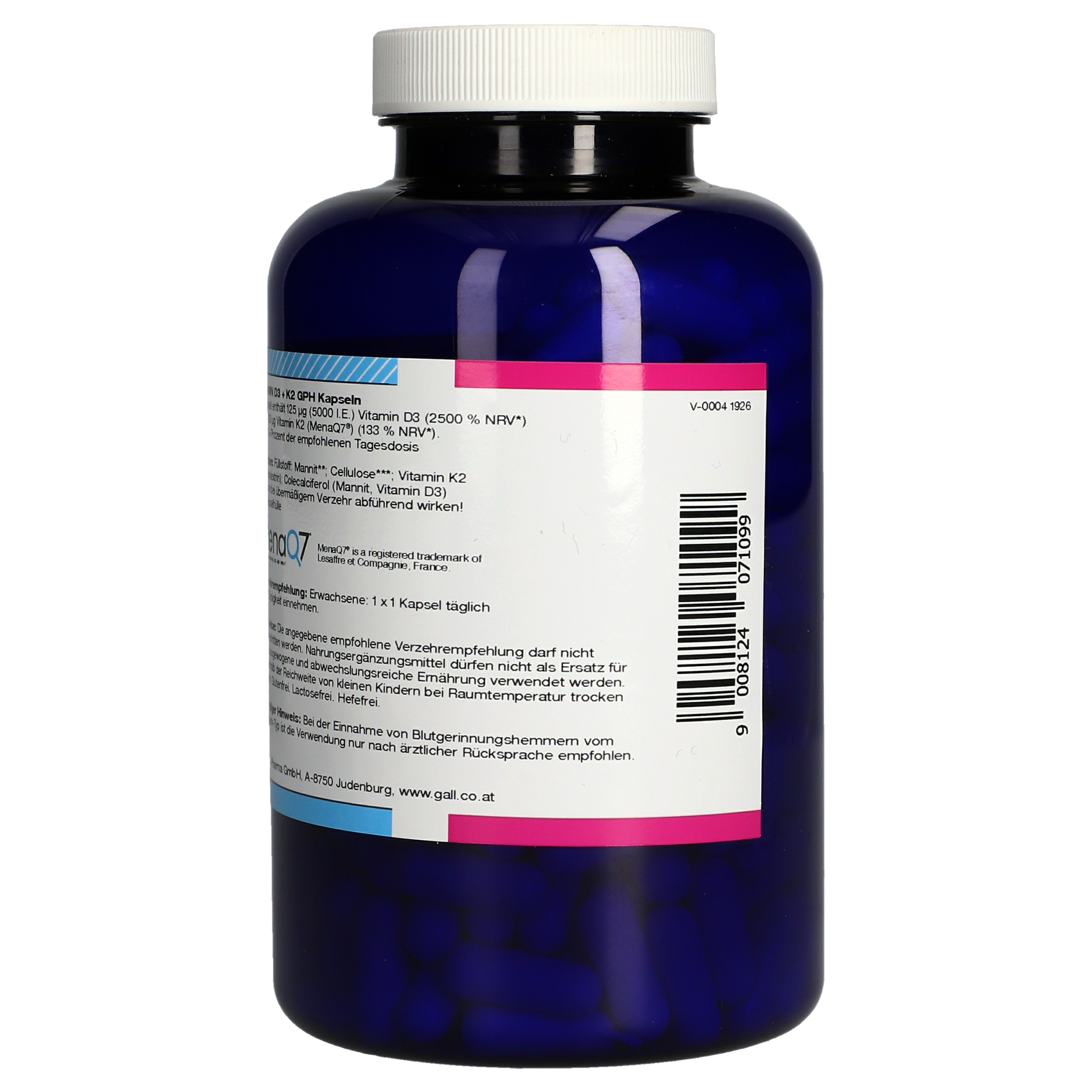 Vitamin D3 + K2 GPH Kapseln
