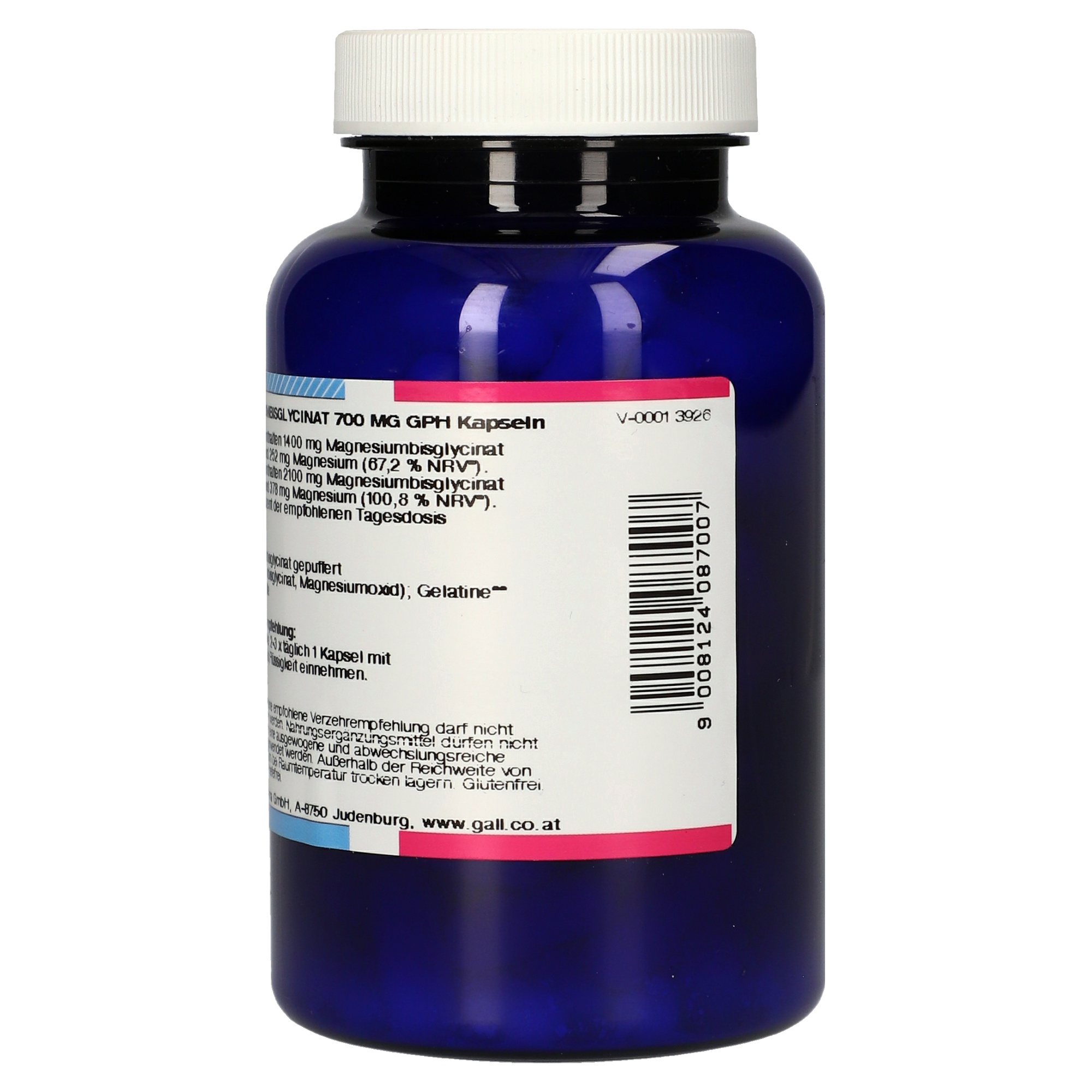 Magnesiumbisglycinate 700 mg GPH Capsules