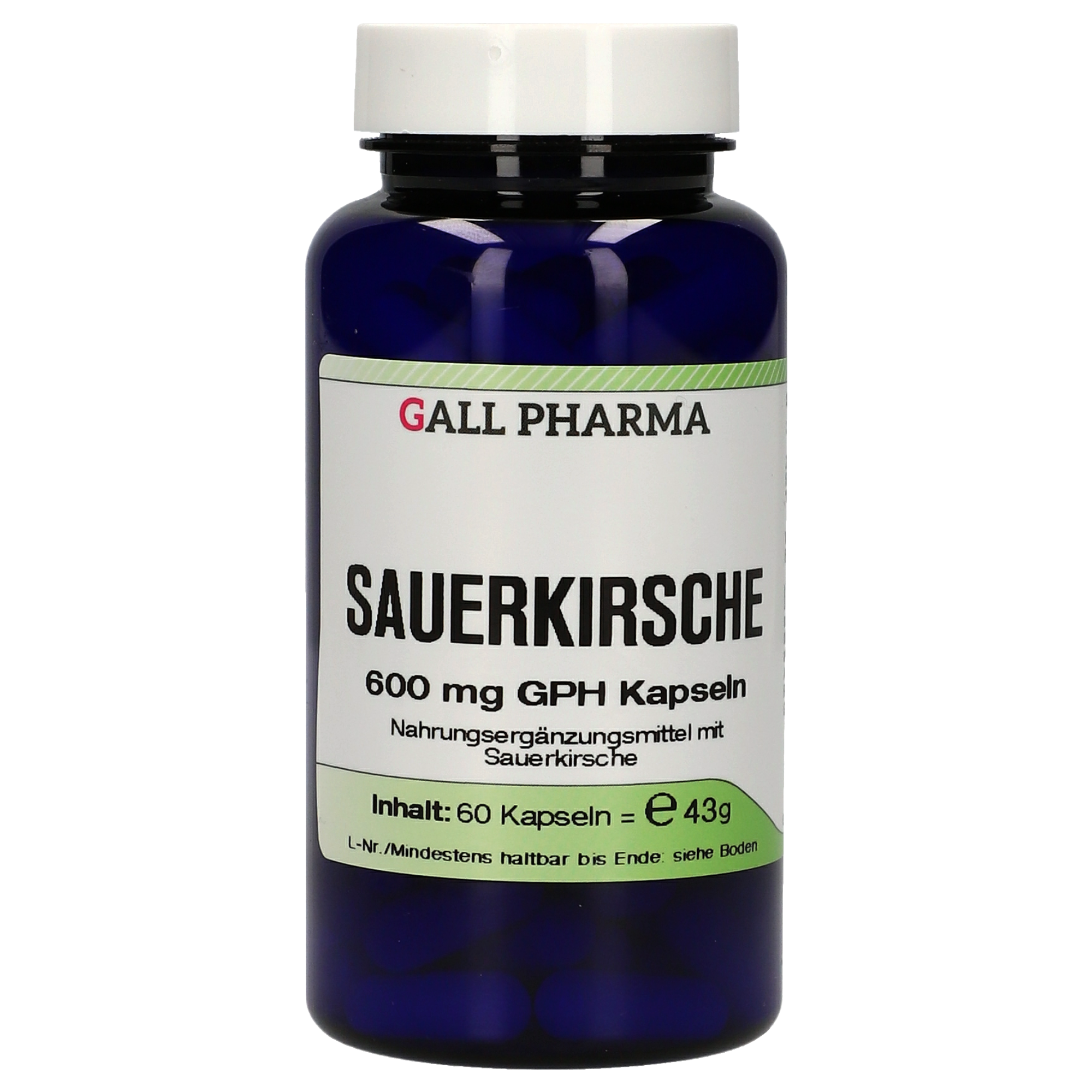 Sauerkirsche 600 mg GPH Kapseln