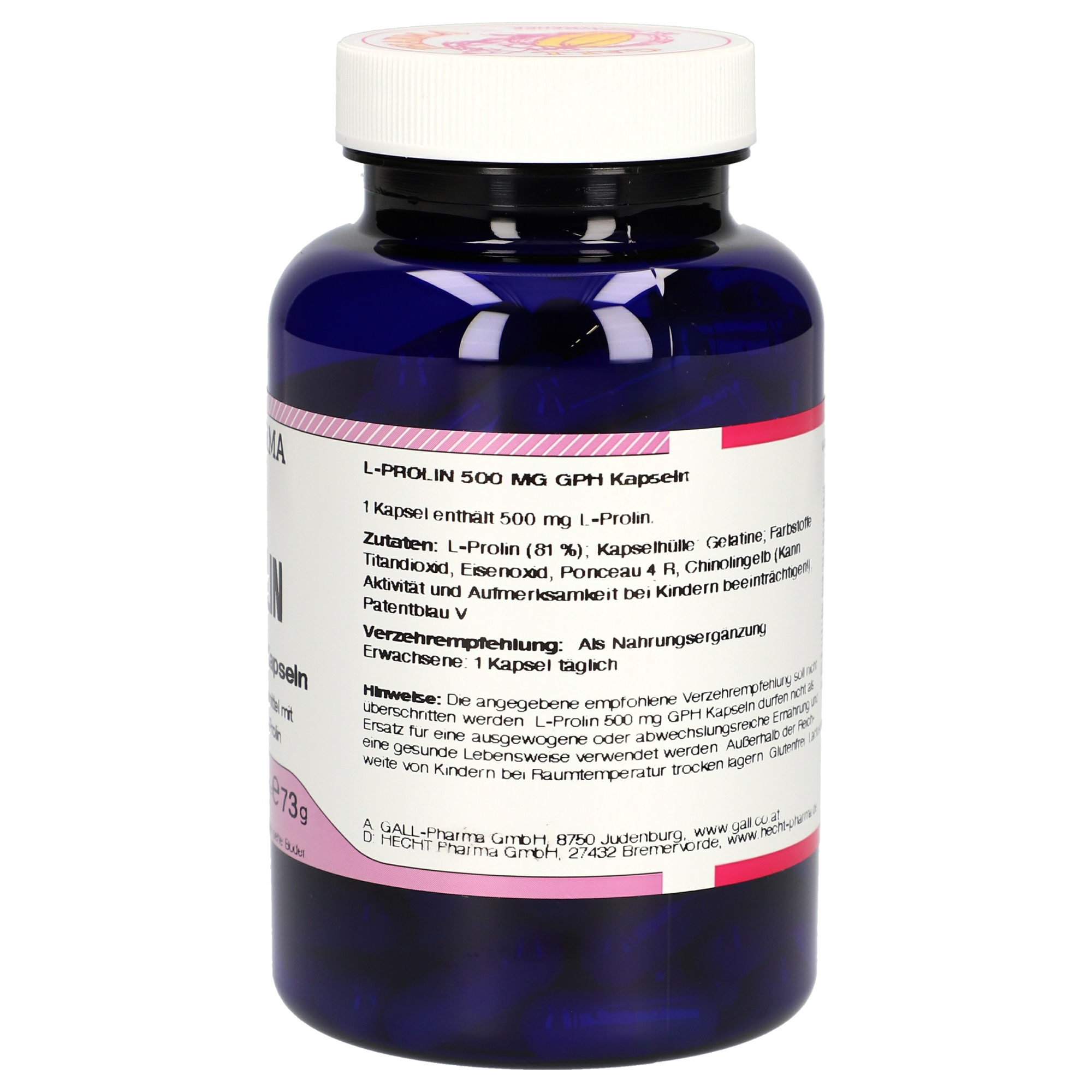 L-Prolin 500 mg GPH Kapseln
