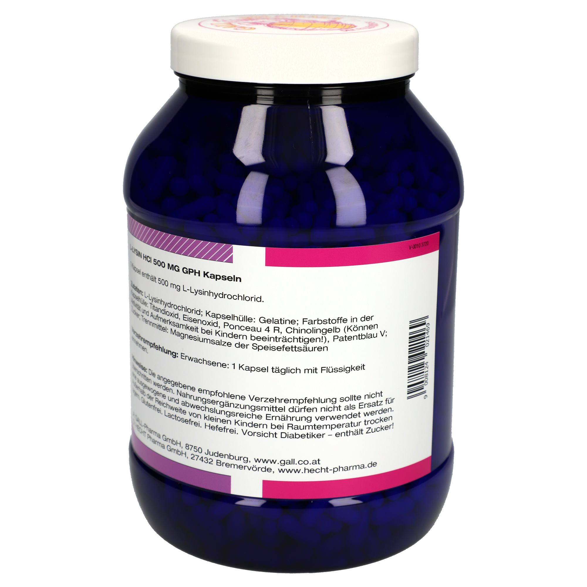 L-Lysin HCl 500 mg GPH Kapseln
