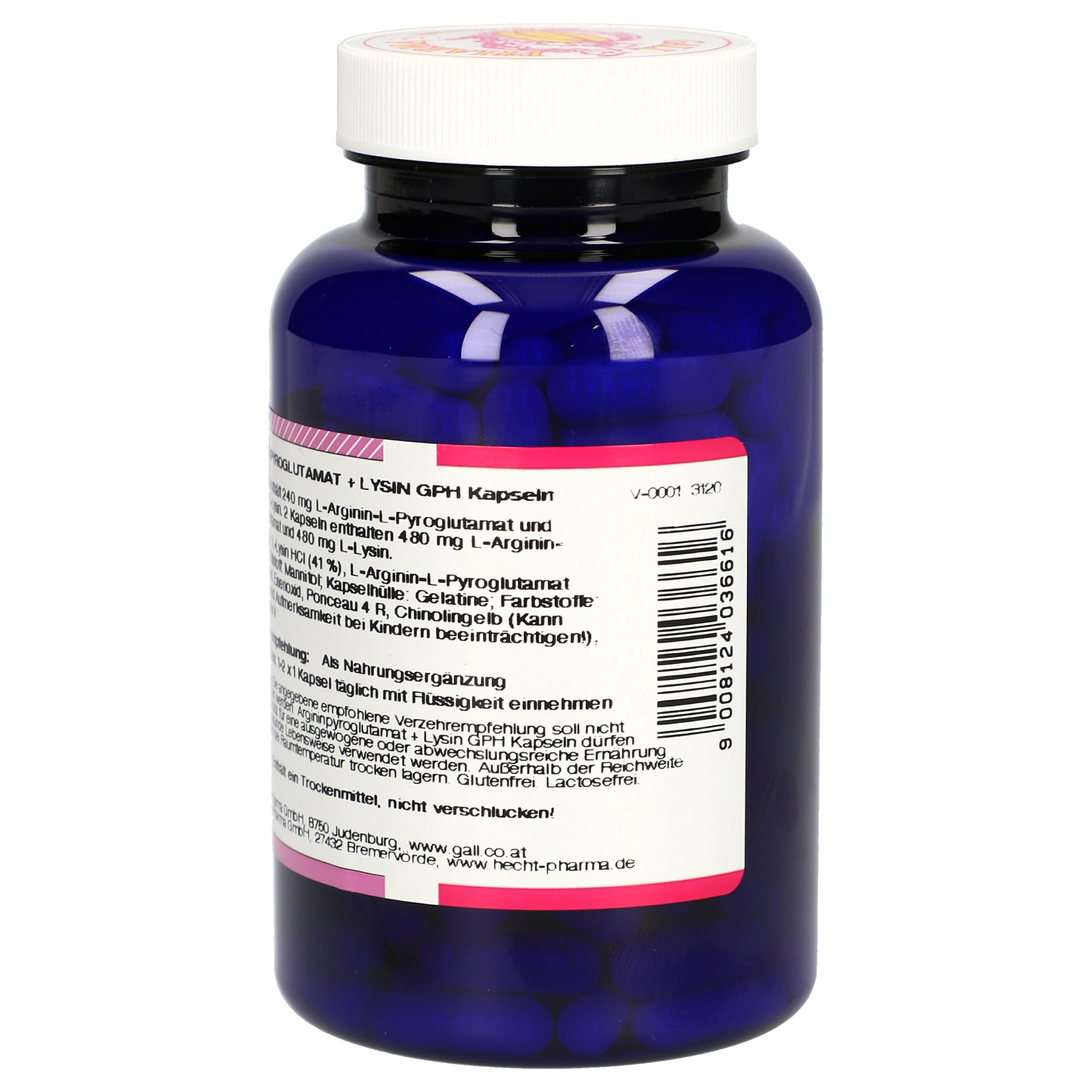 Argininpyroglutamat + Lysin GPH Kapseln