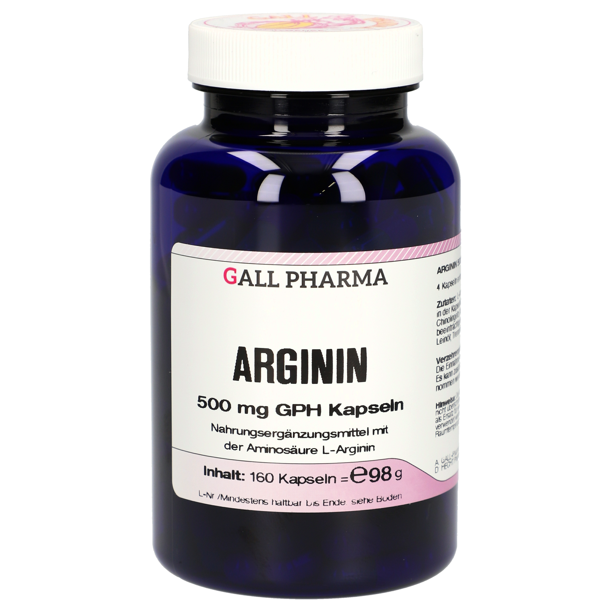 Arginin 500 mg GPH Kapseln
