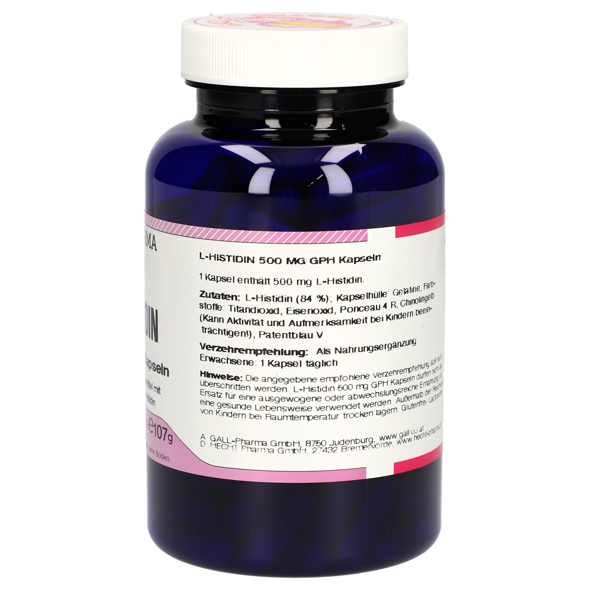 L-Histidin 500 mg GPH Kapseln