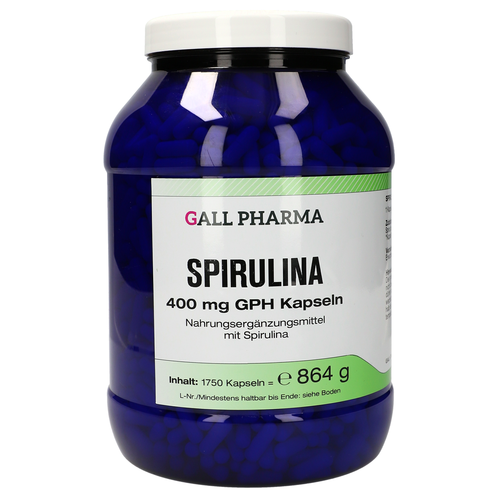 Spirulina 400 mg GPH Kapseln