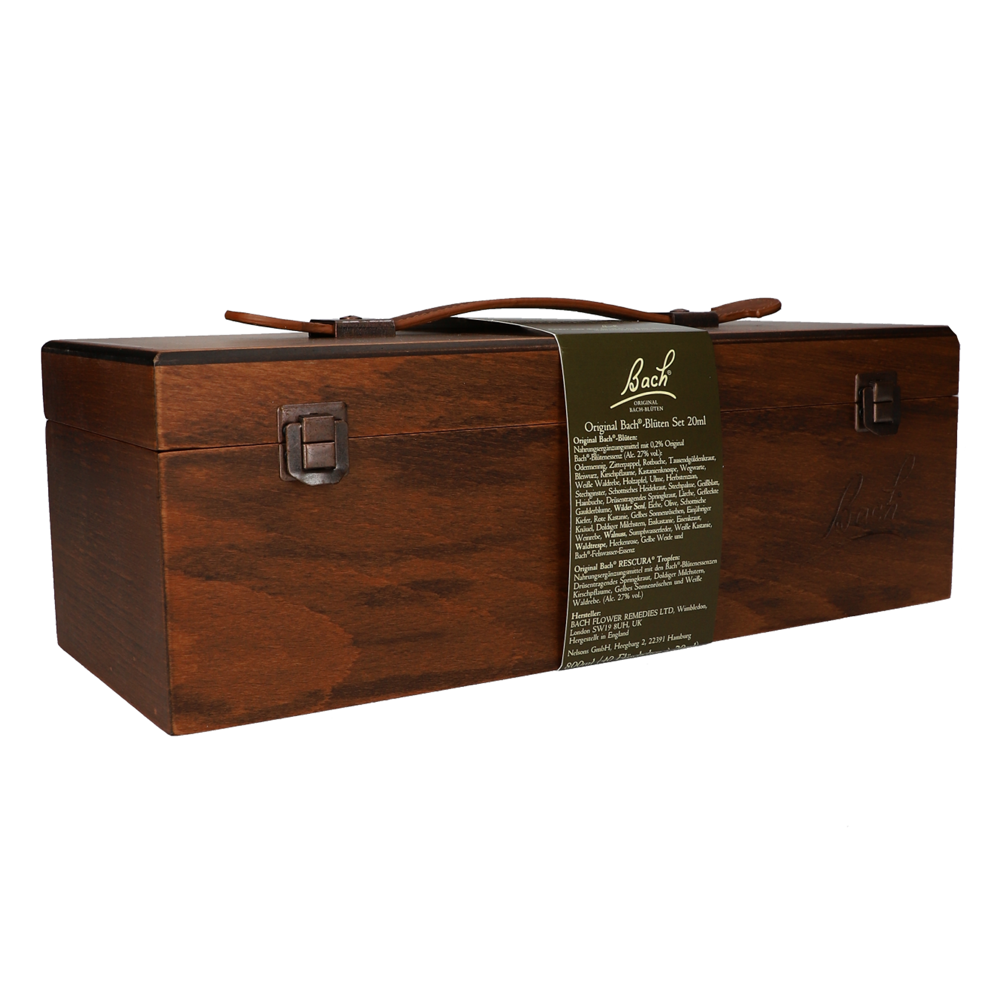 Komplettset Bach® Original Bachblüten Nelsons im Holzkasten Komplettset Bach® Original Bachblüten Nelsons im Holzkasten