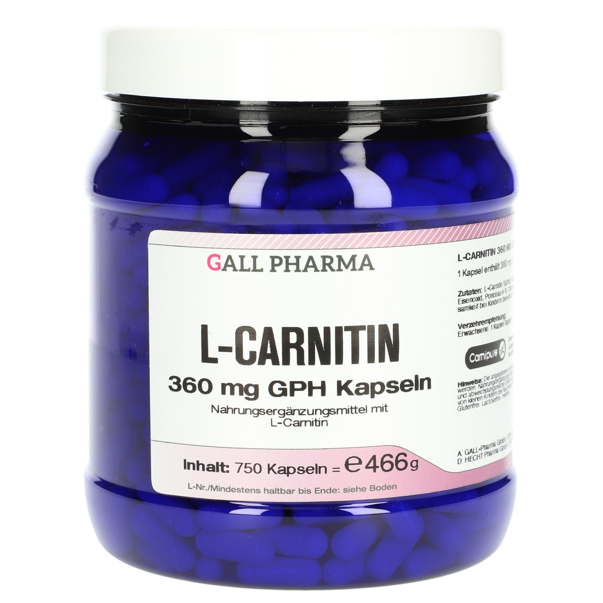 L-Carnitin 360 mg GPH Kapseln
