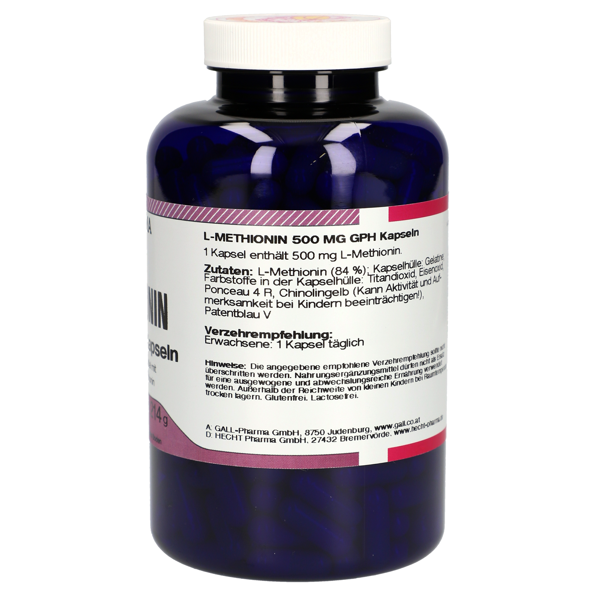 L-Methionin 500 mg GPH Kapseln