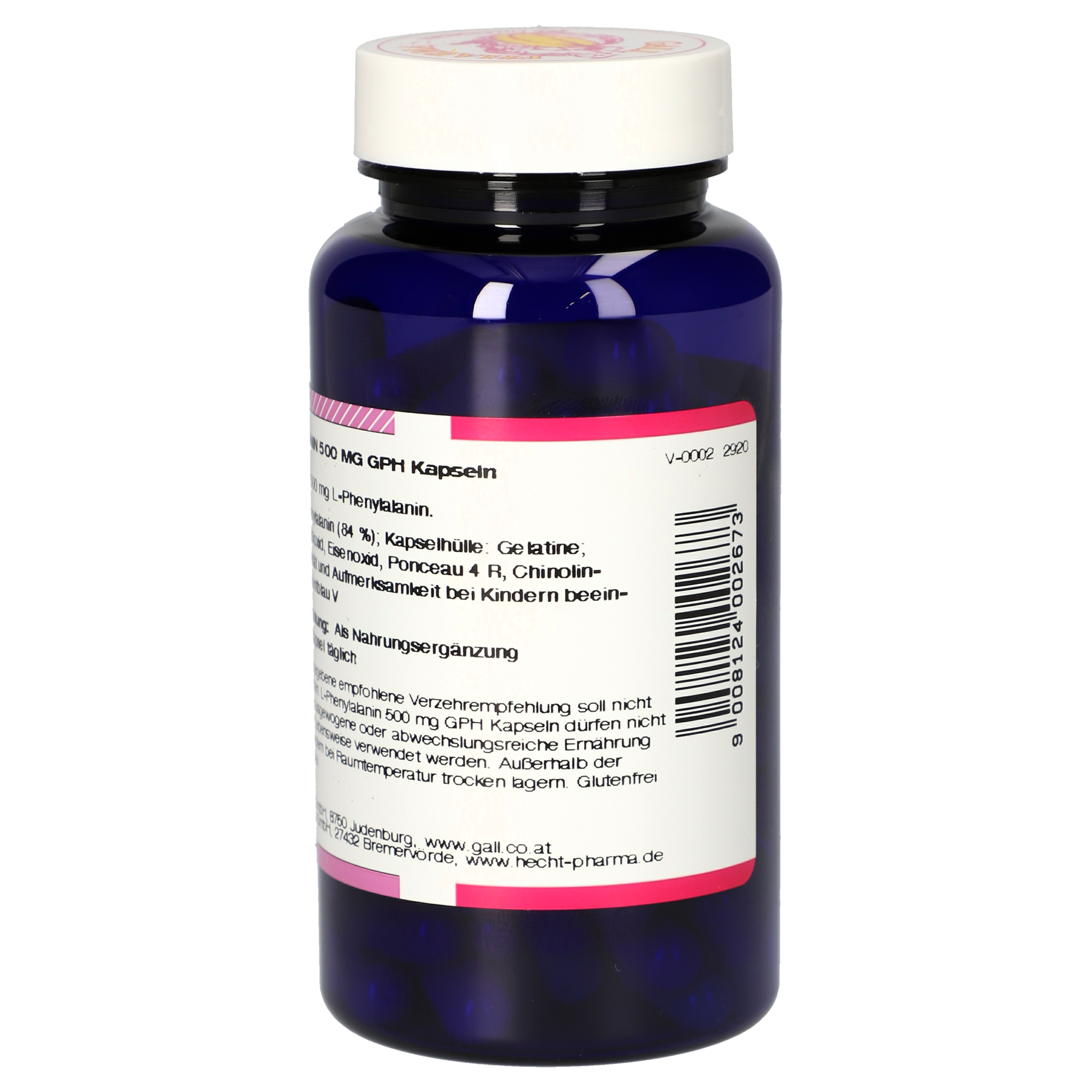 L-Phenylalanin 500 mg GPH Kapseln