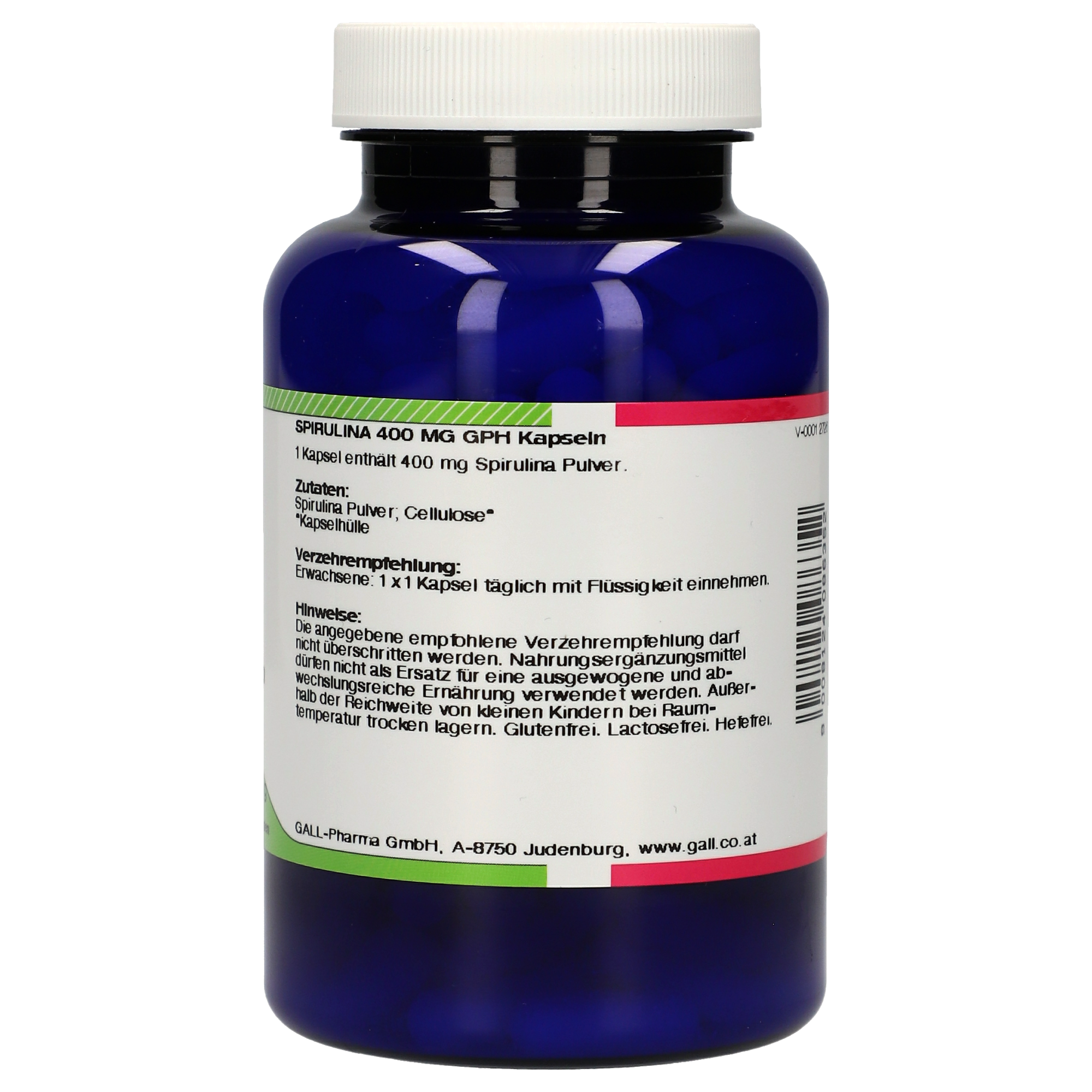 Spirulina 400 mg GPH Kapseln