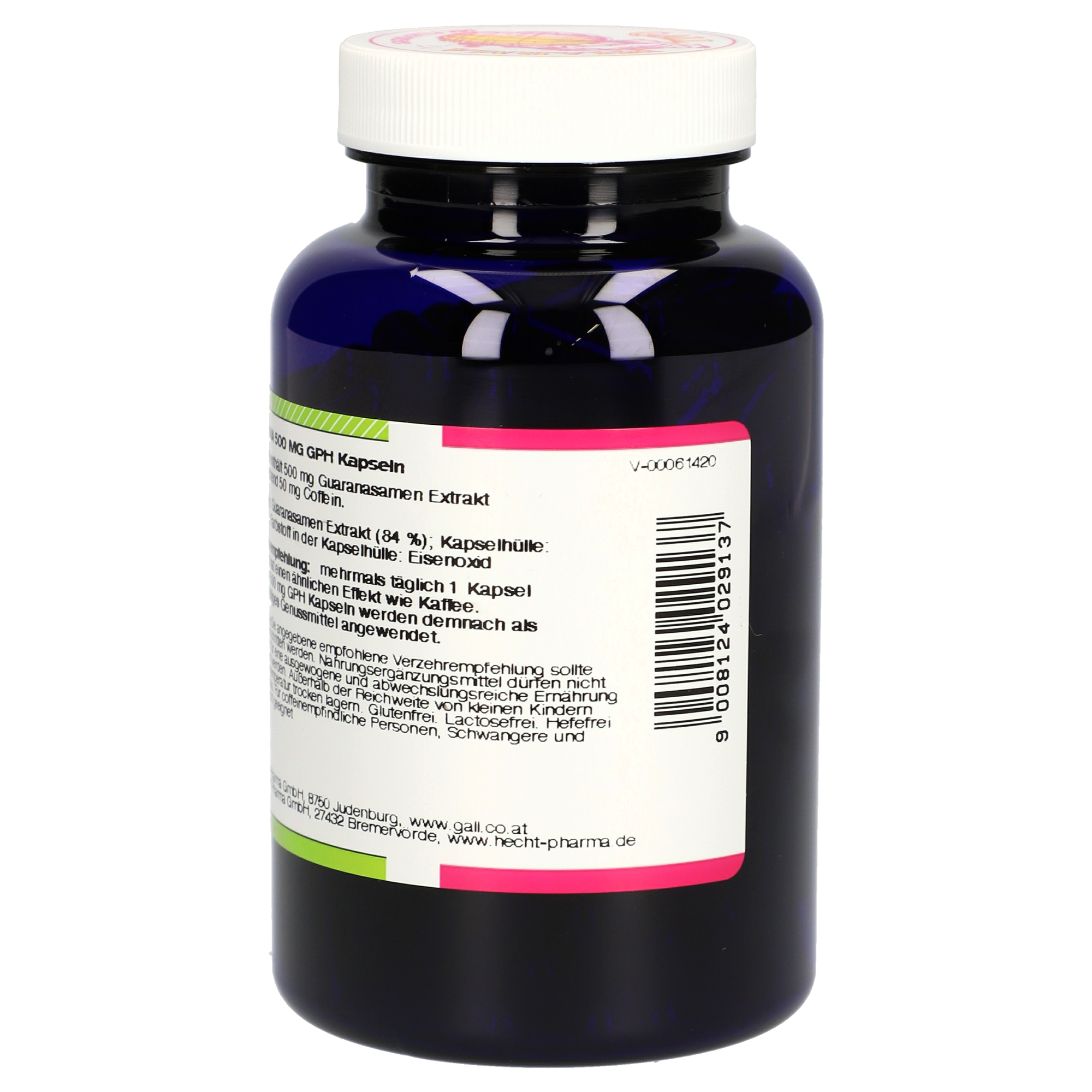 Guarana 500 mg GPH Kapseln