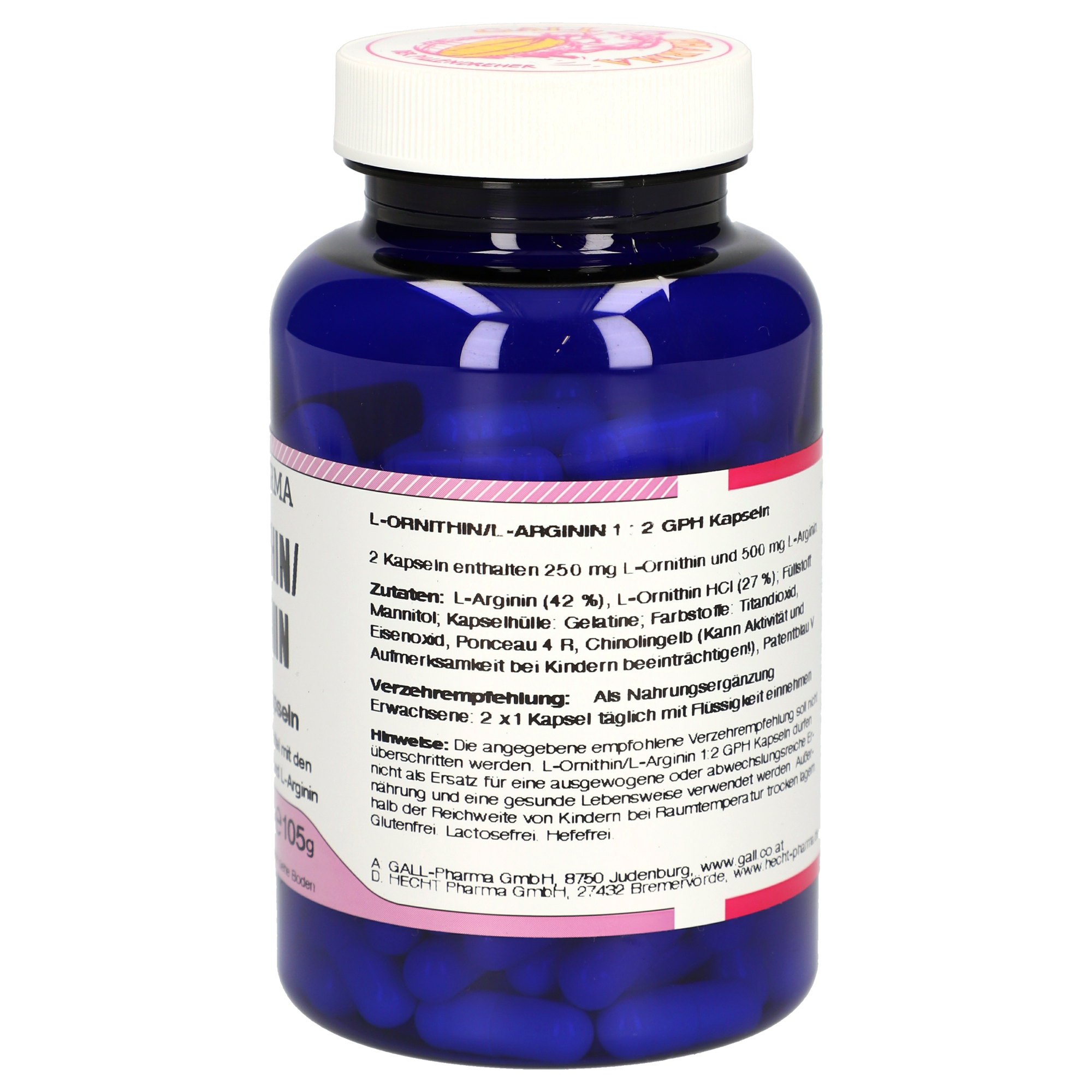L-Ornithin / L-Arginin 1:2 GPH Kapseln