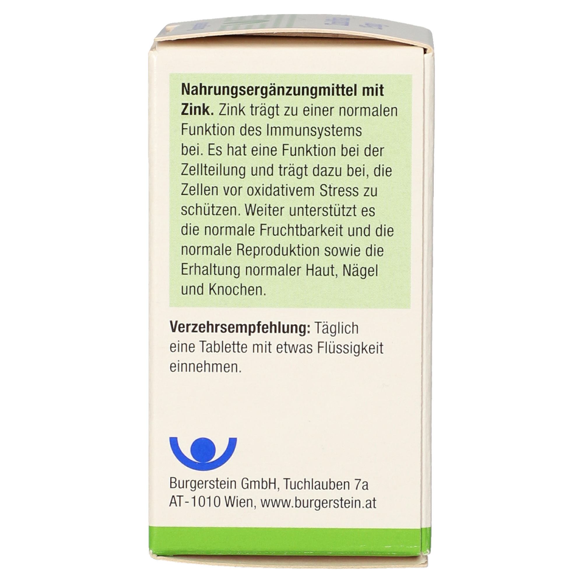 Burgerstein Zinkvital 15 mg Tabletten