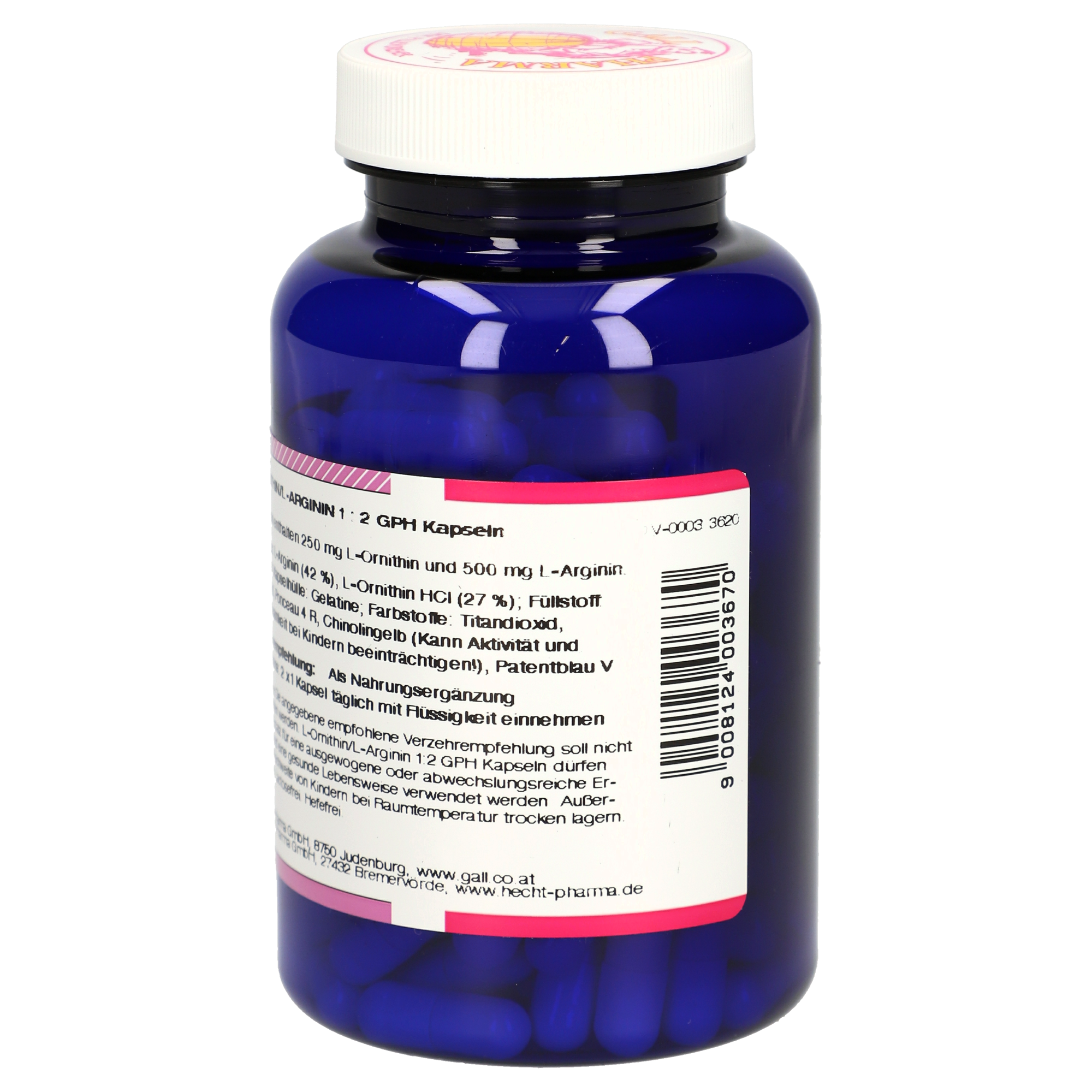 L-Ornithin / L-Arginin 1:2 GPH Kapseln