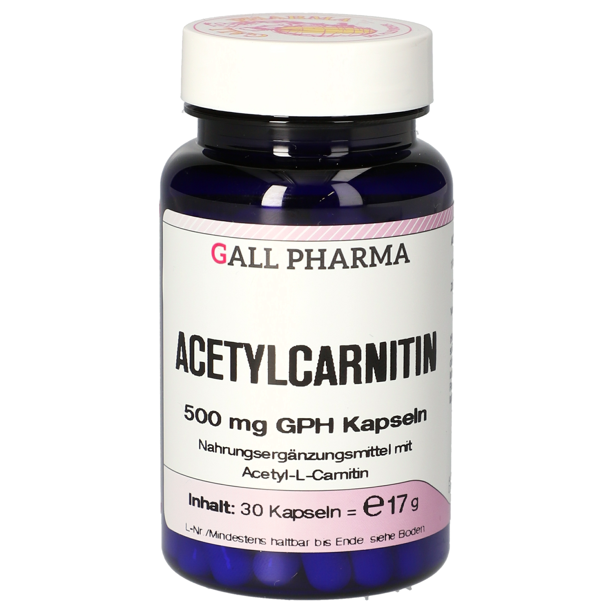 Acetylcarnitin 500 mg GPH Kapseln Acetylcarnitin 500 mg GPH Kapseln